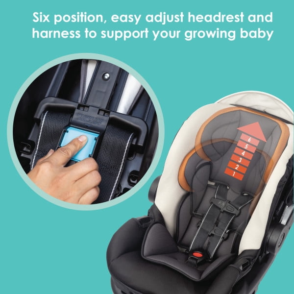Baby Trend Tango PRO Travel System With Infant Car Seat, Dash Tan - Image 6