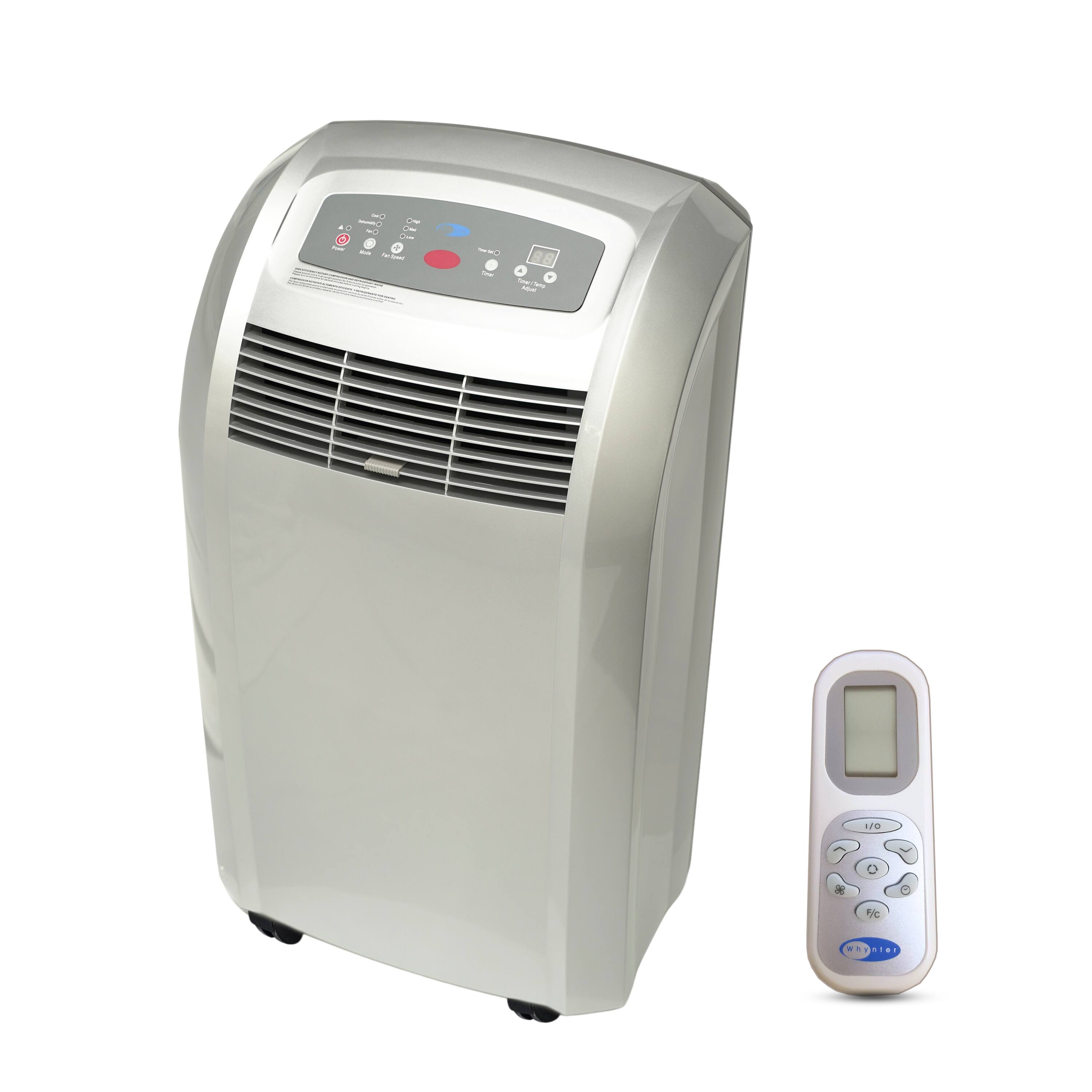 Whynter - 400 Sq. Ft. Portable Air Conditioner - Platinum