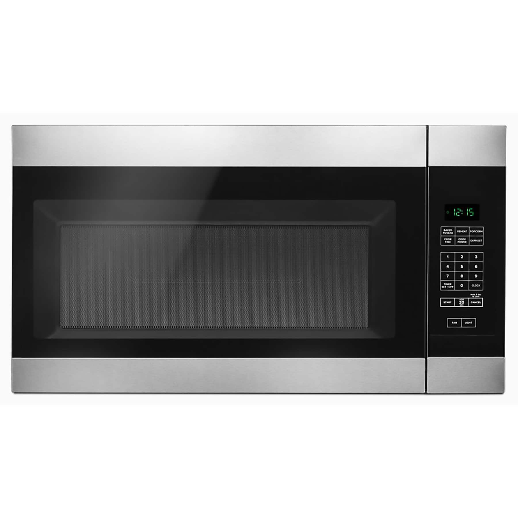 Amana - 1.6 Cu. Ft. Over-the-Range Microwave - Stainless steel