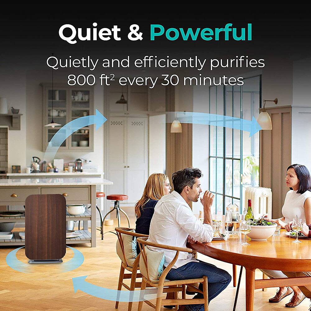 Alen - BreatheSmart 45i 800 SqFt Air Purifier with Pure HEPA Filter for Allergens, Dust & Mold - White - Image 7