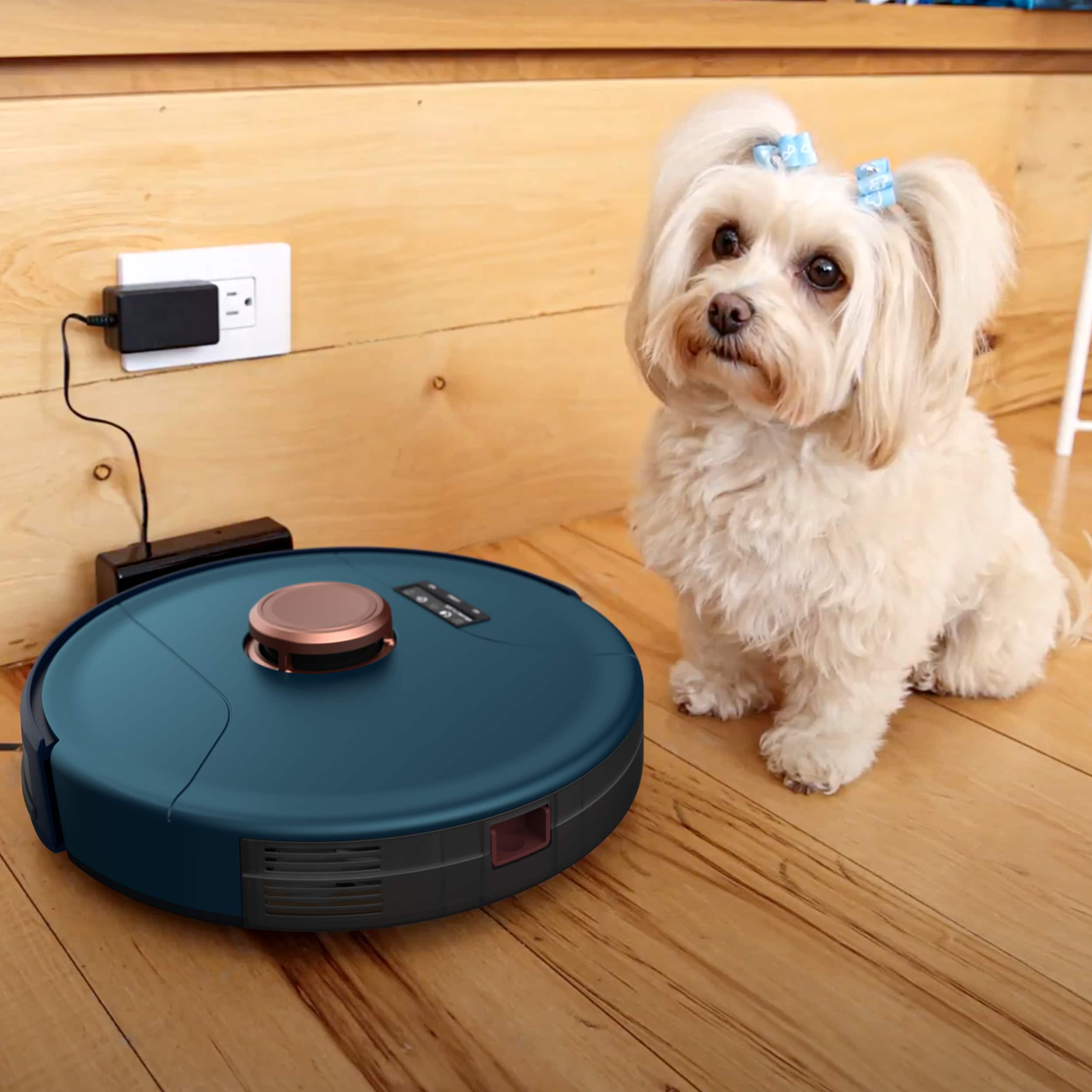 bObsweep - PetHair SLAM Wi-Fi Connected Robot Vacuum Cleaner, Phoenix - Midnight - Image 5