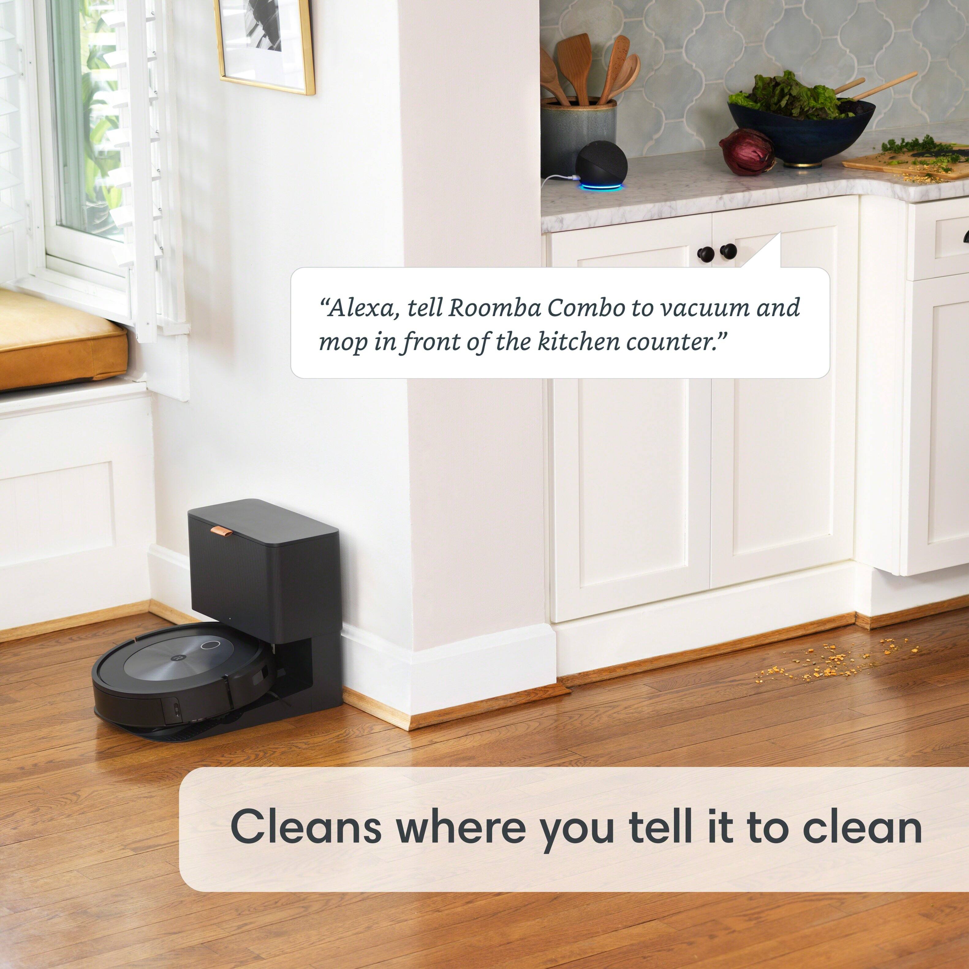 iRobot - Roomba Combo j5 Robot Vacuum and Mop - Graphite - Image 11