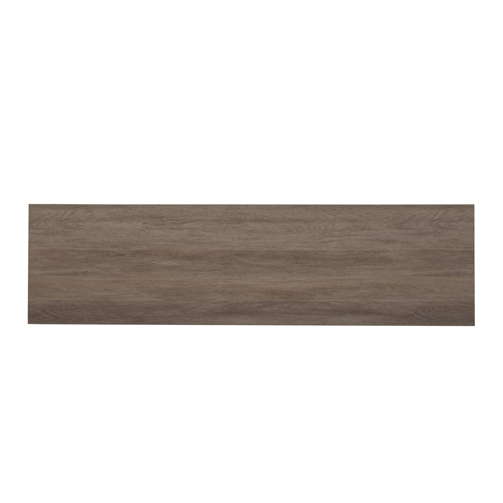 Walker Edison - Mission-Style Fireplace TV Stand for Most TVs up to 65” - Driftwood - Image 5