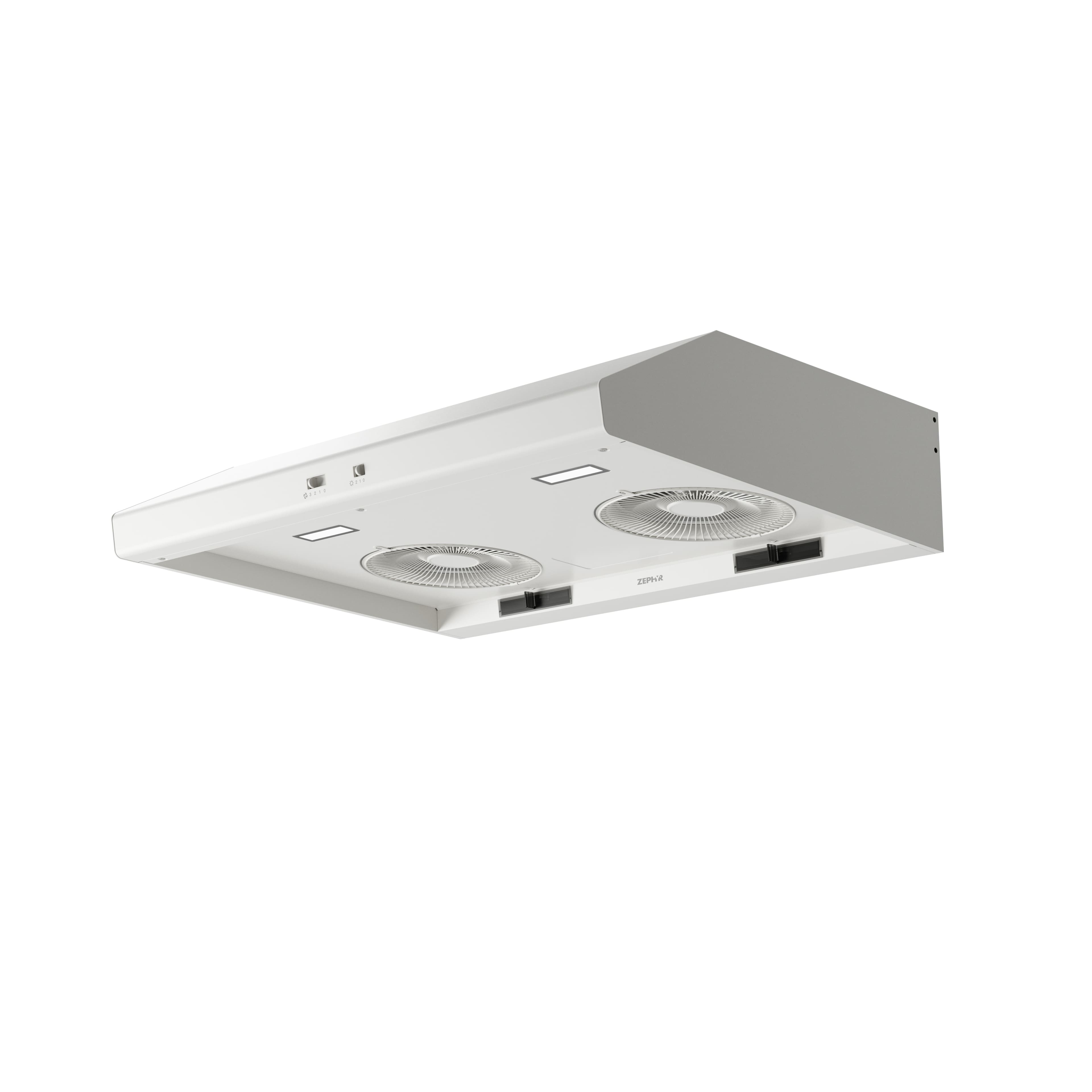 Zephyr - 36 inches - Externally Vented - Under cabinet Range Hood - White - Image 2