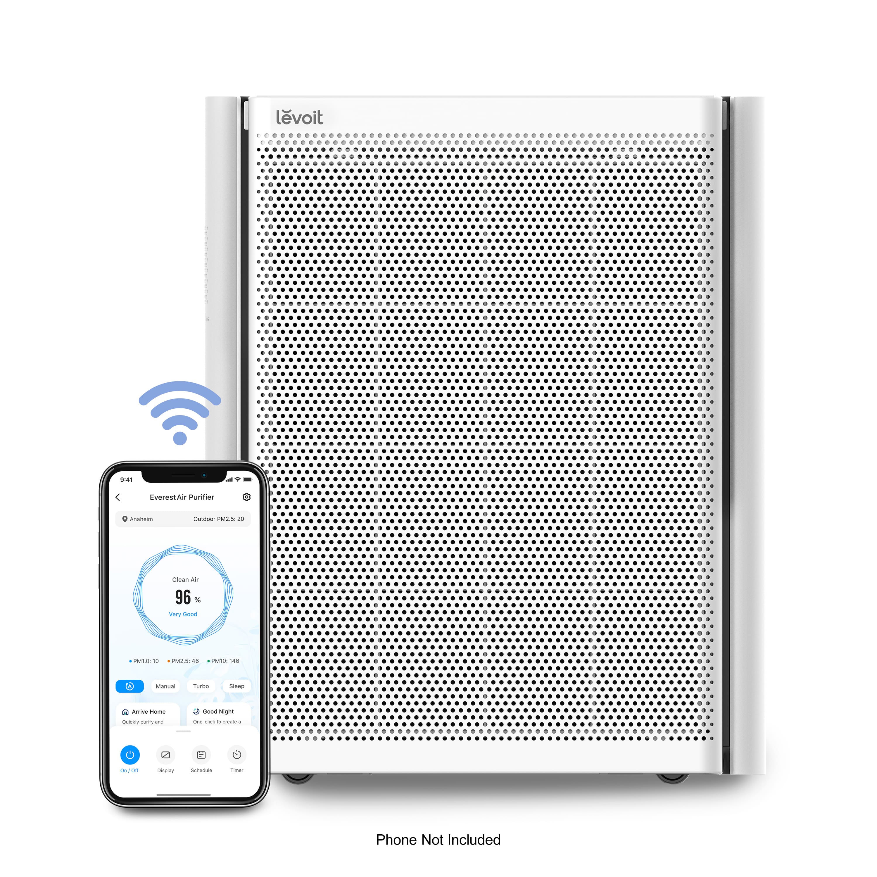 Levoit - EverestAir Smart-P Air Purifier - White