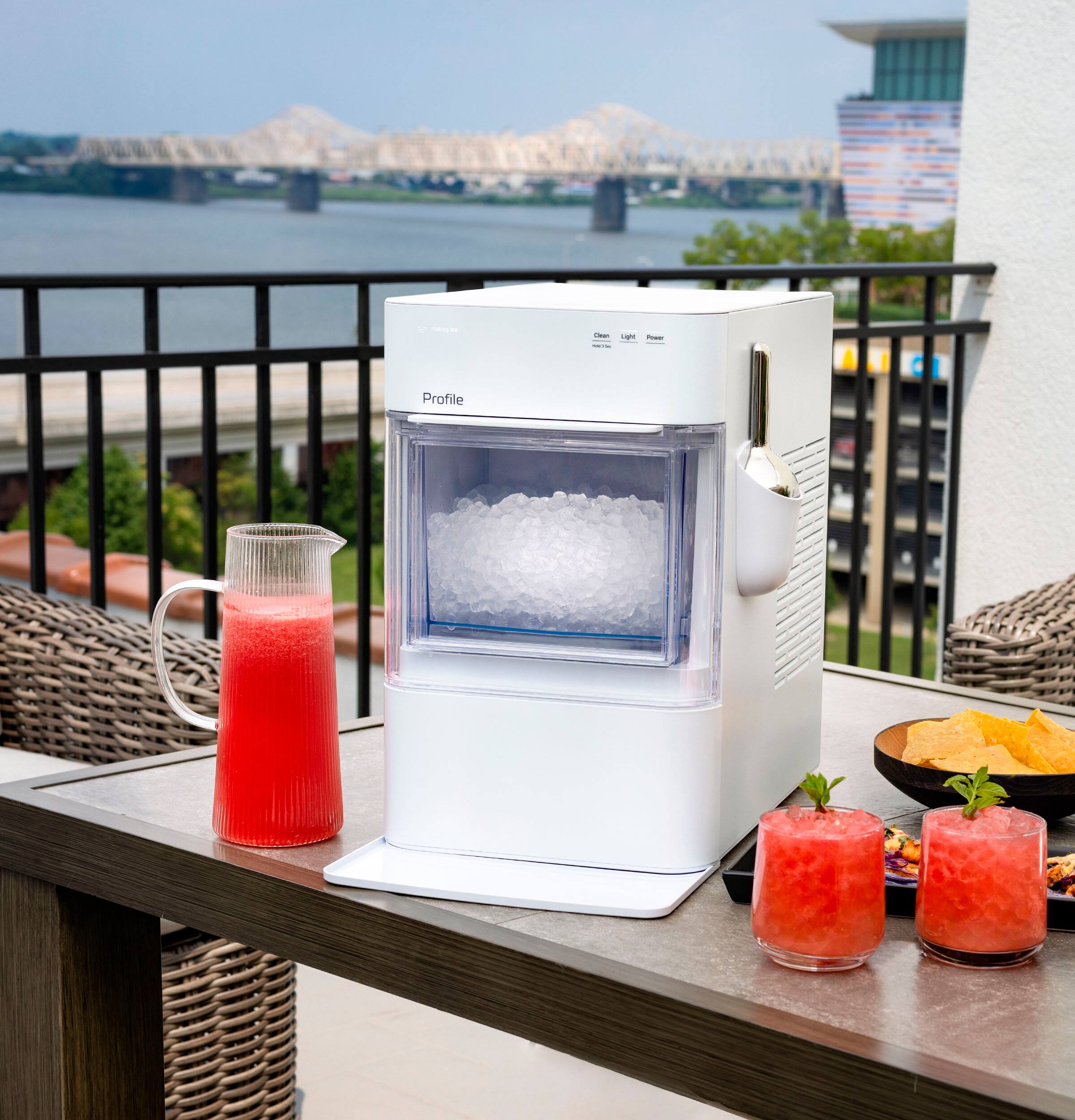 GE Profile - Opal 2.0 Ultra Nugget Ice Maker with Scale Inhibiting Filter - Stone White - Image 25