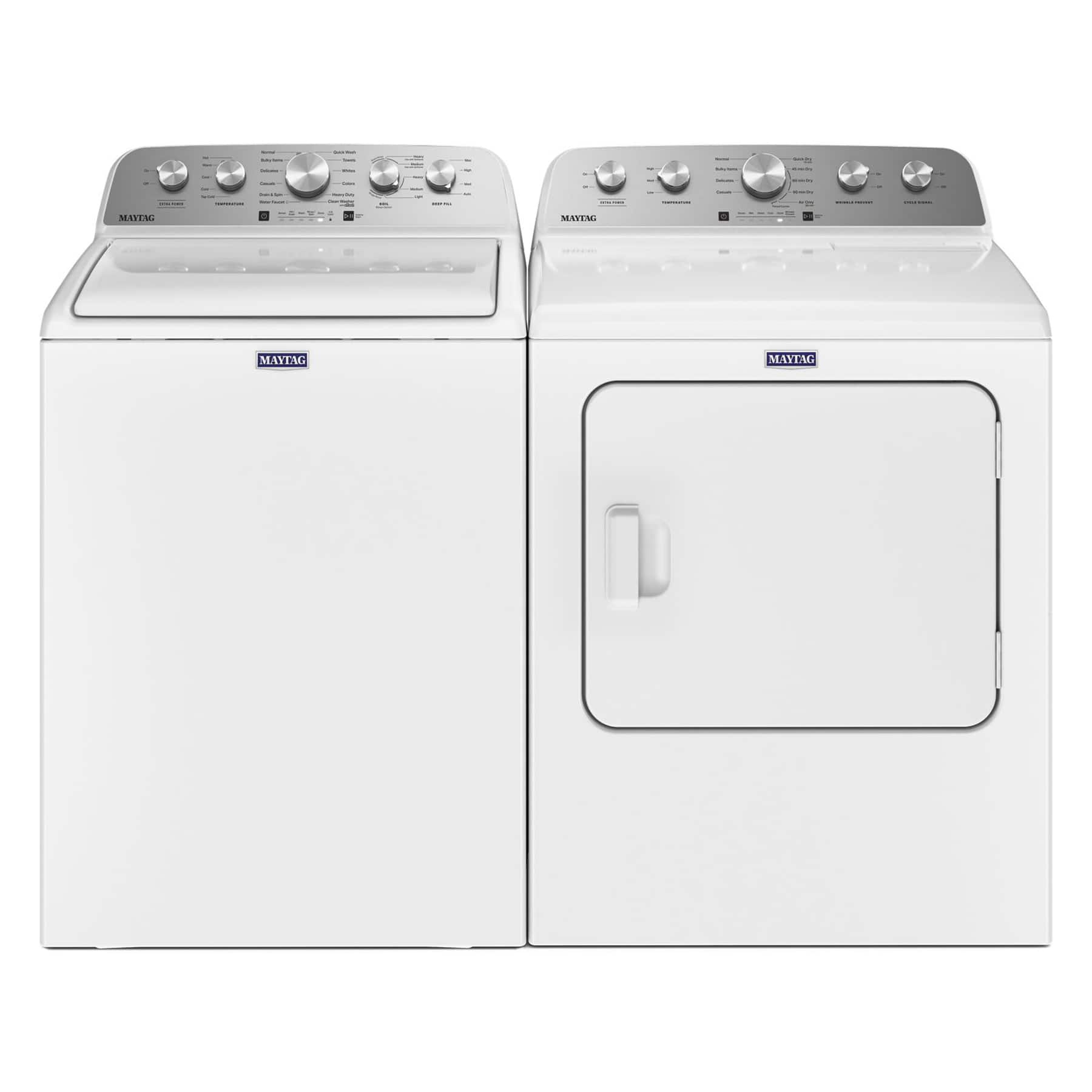 Maytag - 4.5 Cu. Ft. High Efficiency Top Load Washer with Extra Power Button - White - Image 20