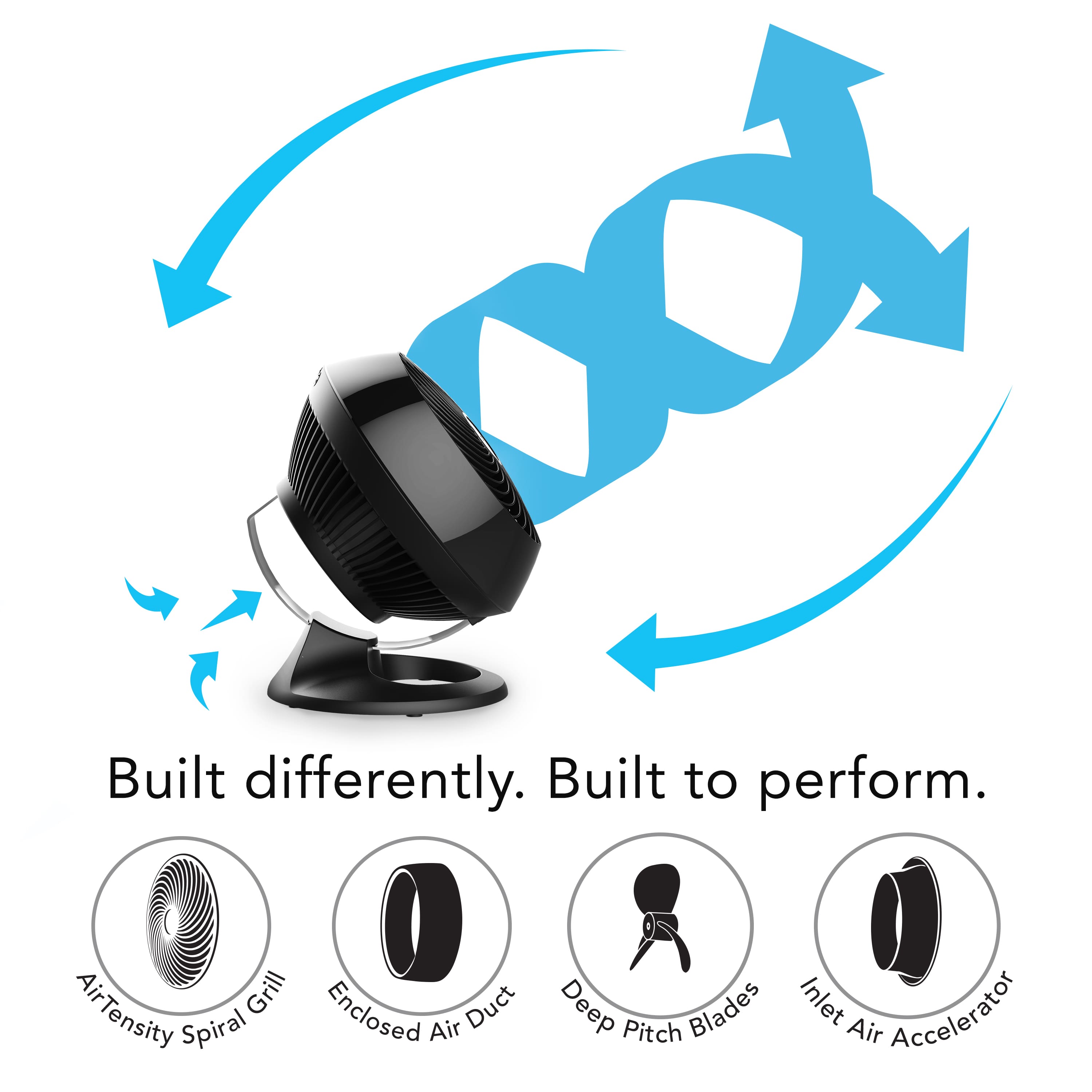 Vornado - 660 Circulator - Black - Image 3