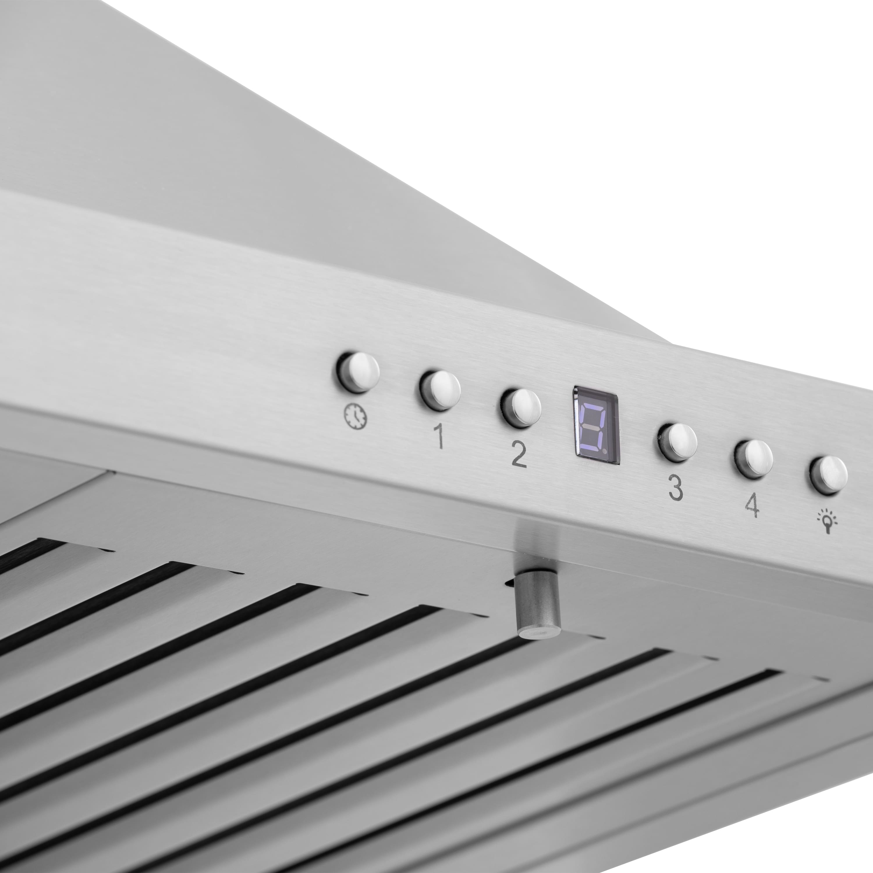 ZLINE - 30 inches - Externally Vented & Convertible - Wall Range Hood - Silver - Image 6