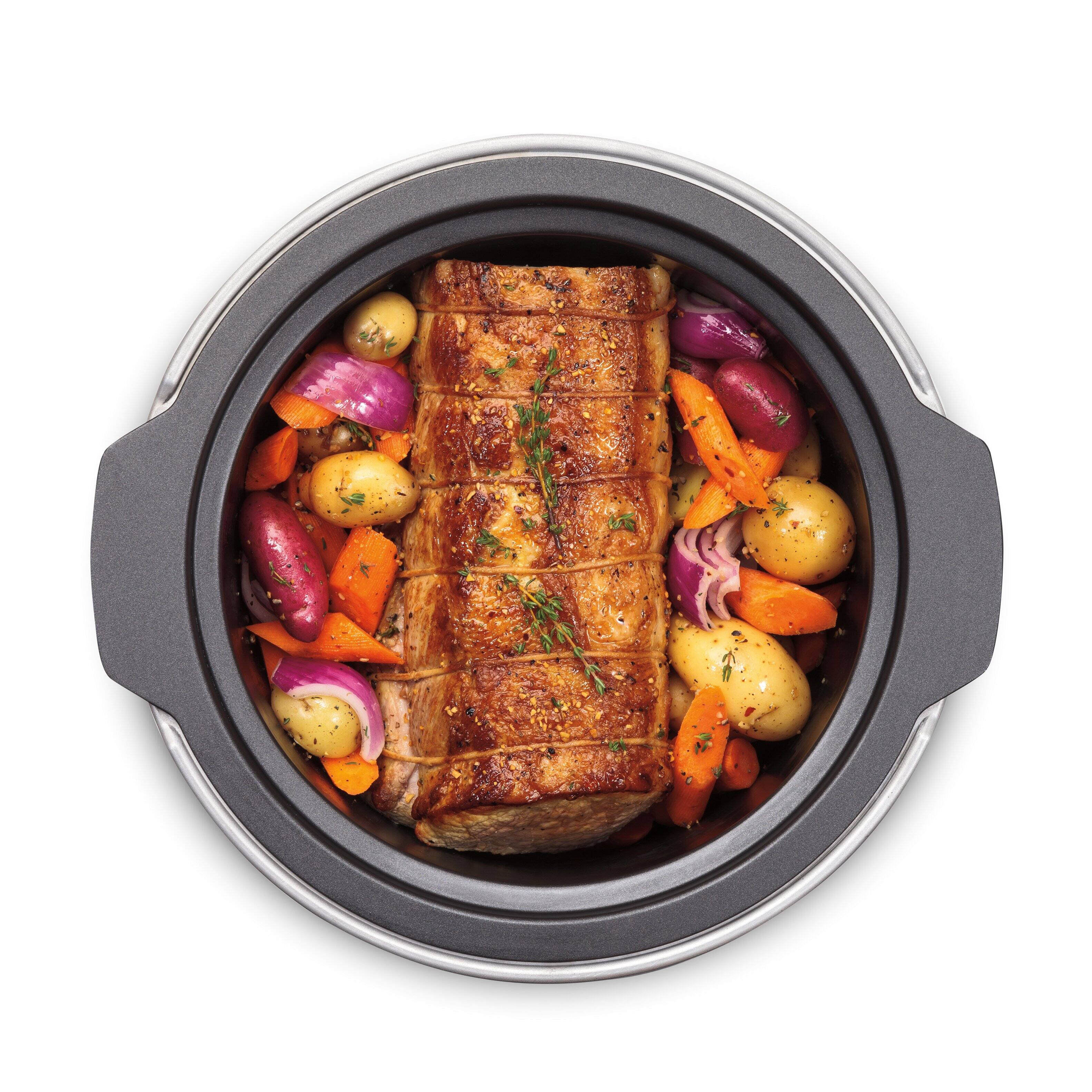 Hamilton Beach - Sear & Cook Stockpot 10 Quart Slow Cooker - SILVER - Image 4