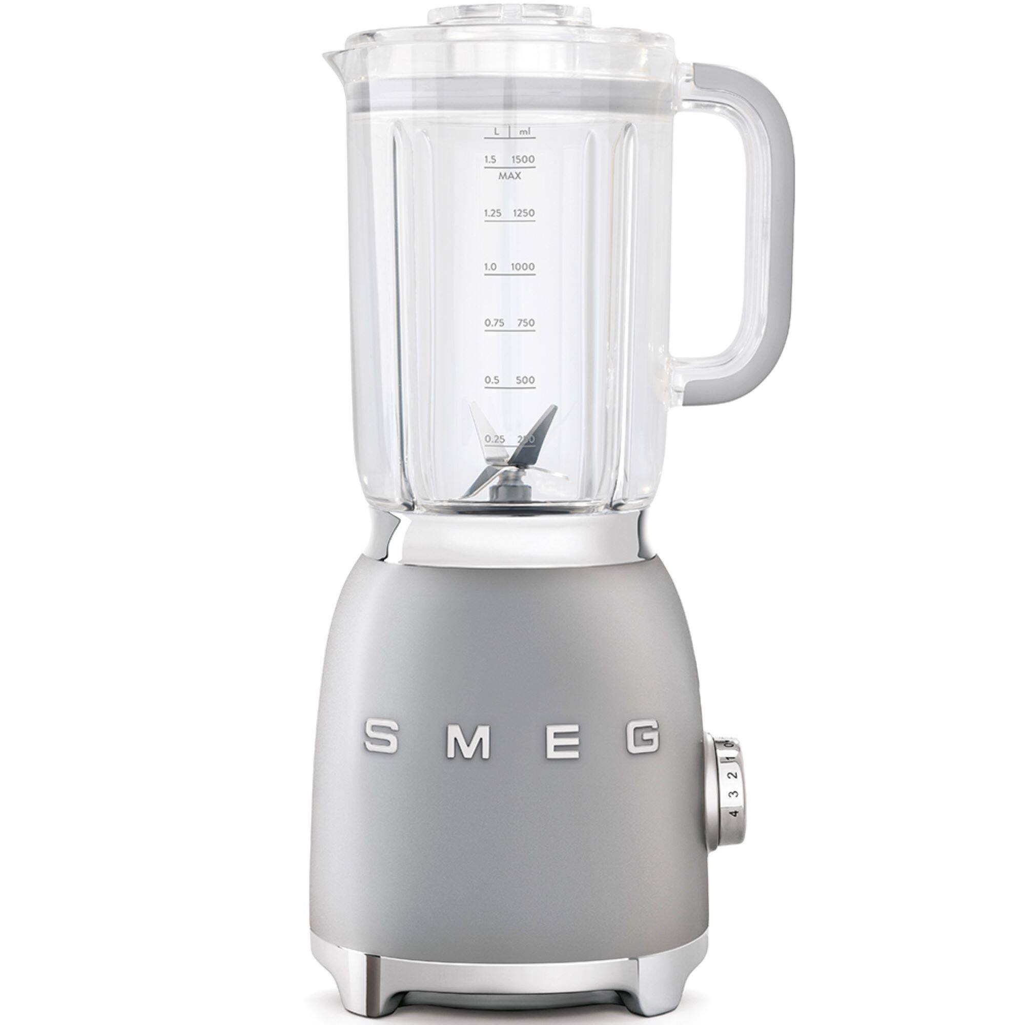 SMEG - BLF01 Countertop 4-Speed Blender, 48 oz - Silver