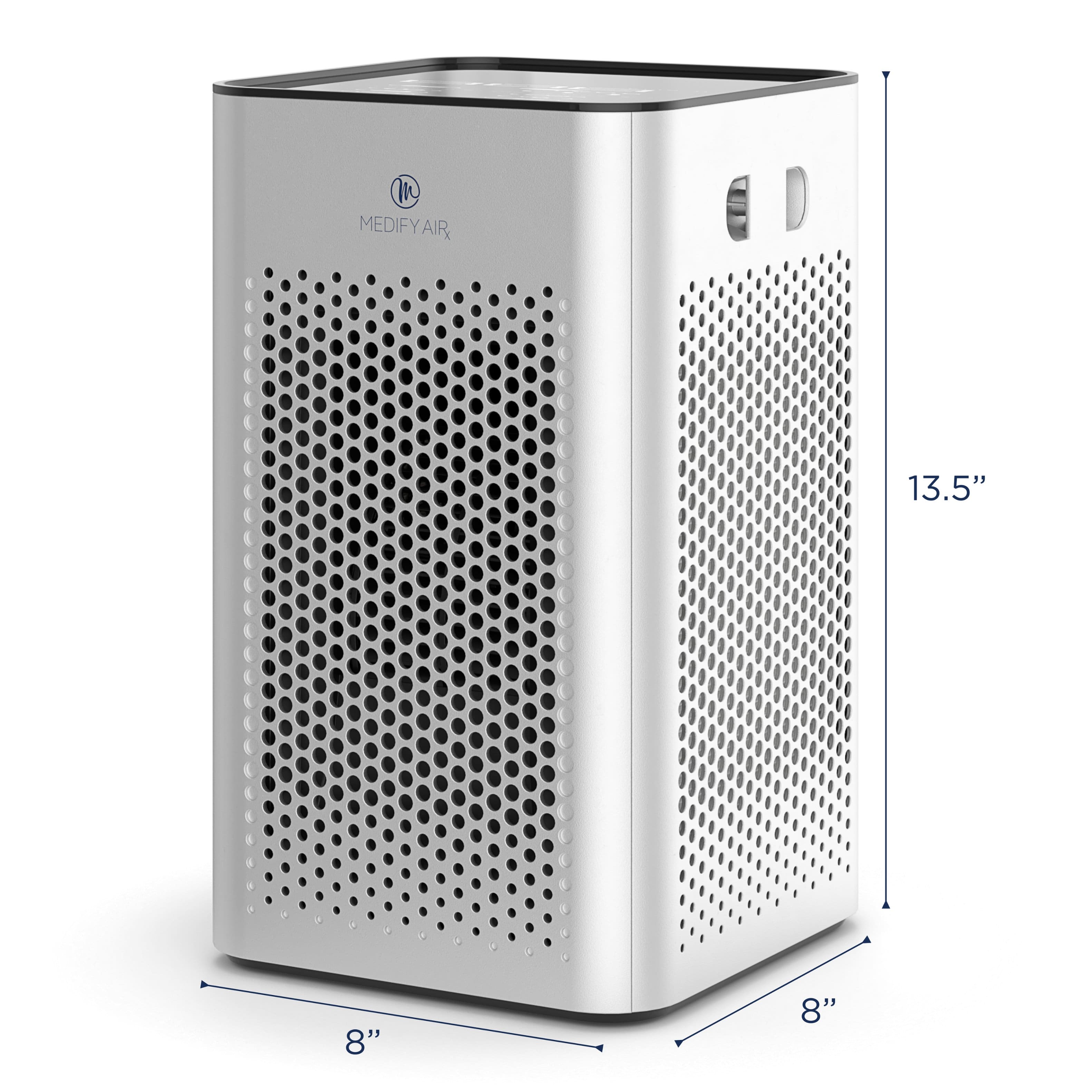 Medify Air - Medify MA-25 413 Sq. Ft. Portable Air Purifier with True HEPA H13 Filter - Silver - Image 2