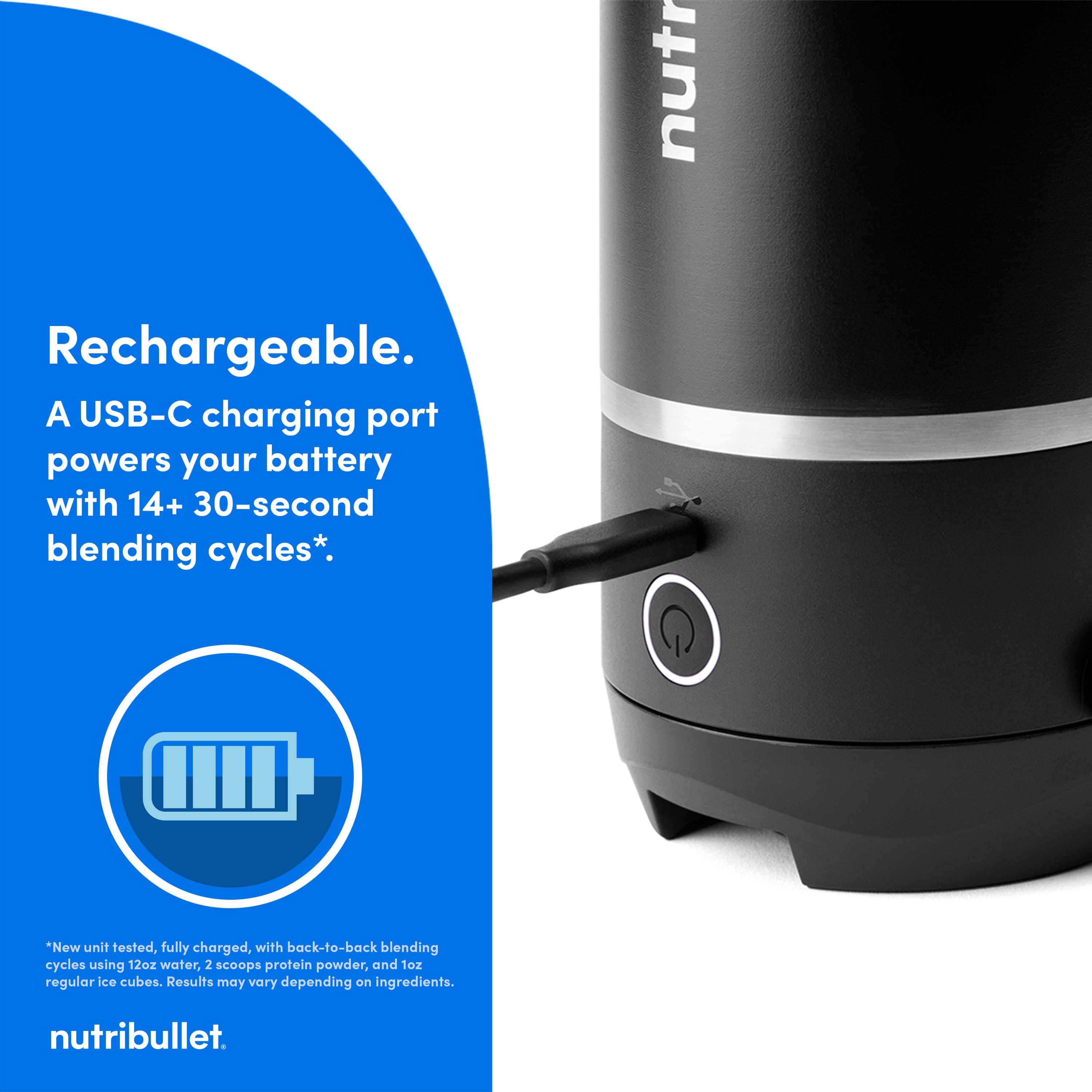 NutriBullet - Flip Insulated Portable Blender - Black - Image 9