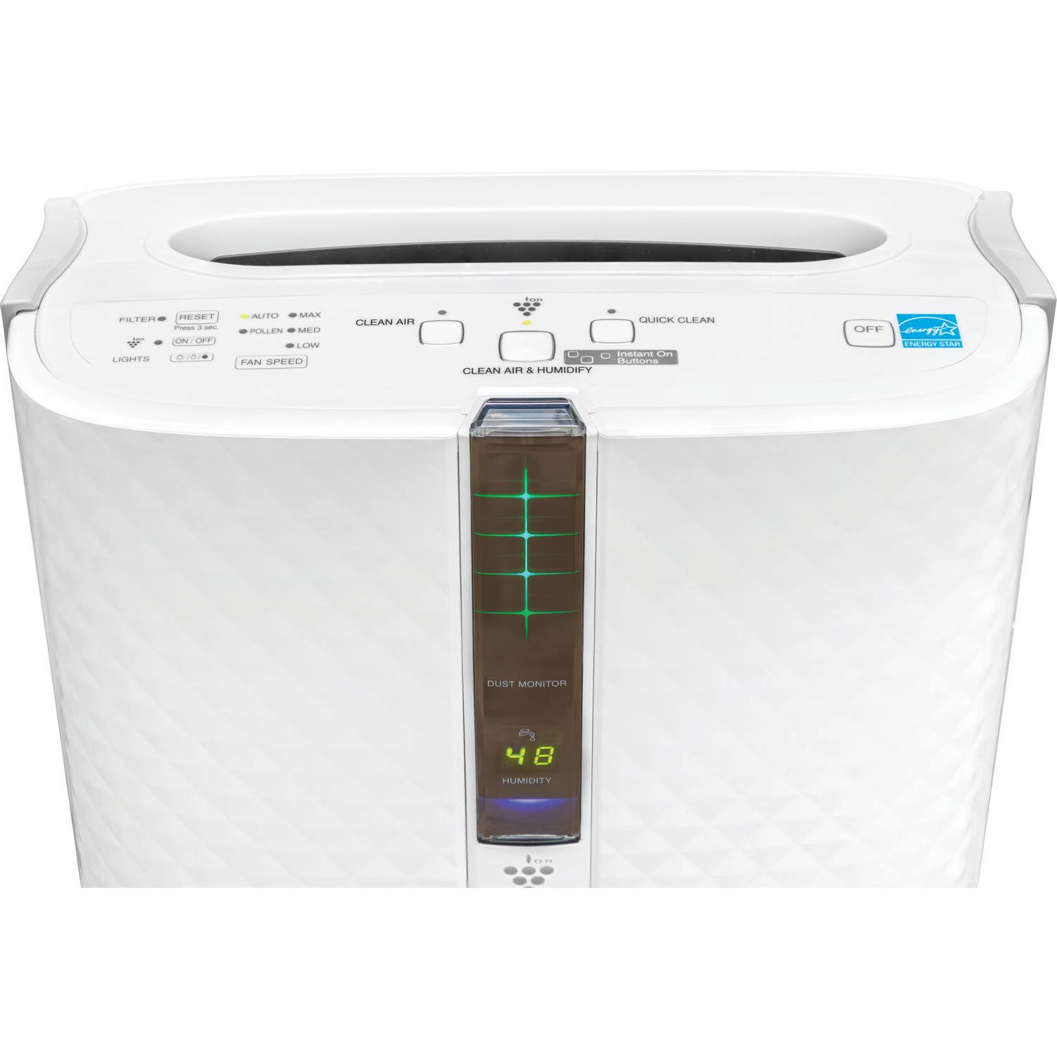 Sharp - Air Purifier and Humidifier with Plasmacluster Ion Technology Recommended for Medium-Sized Rooms - White - Image 9