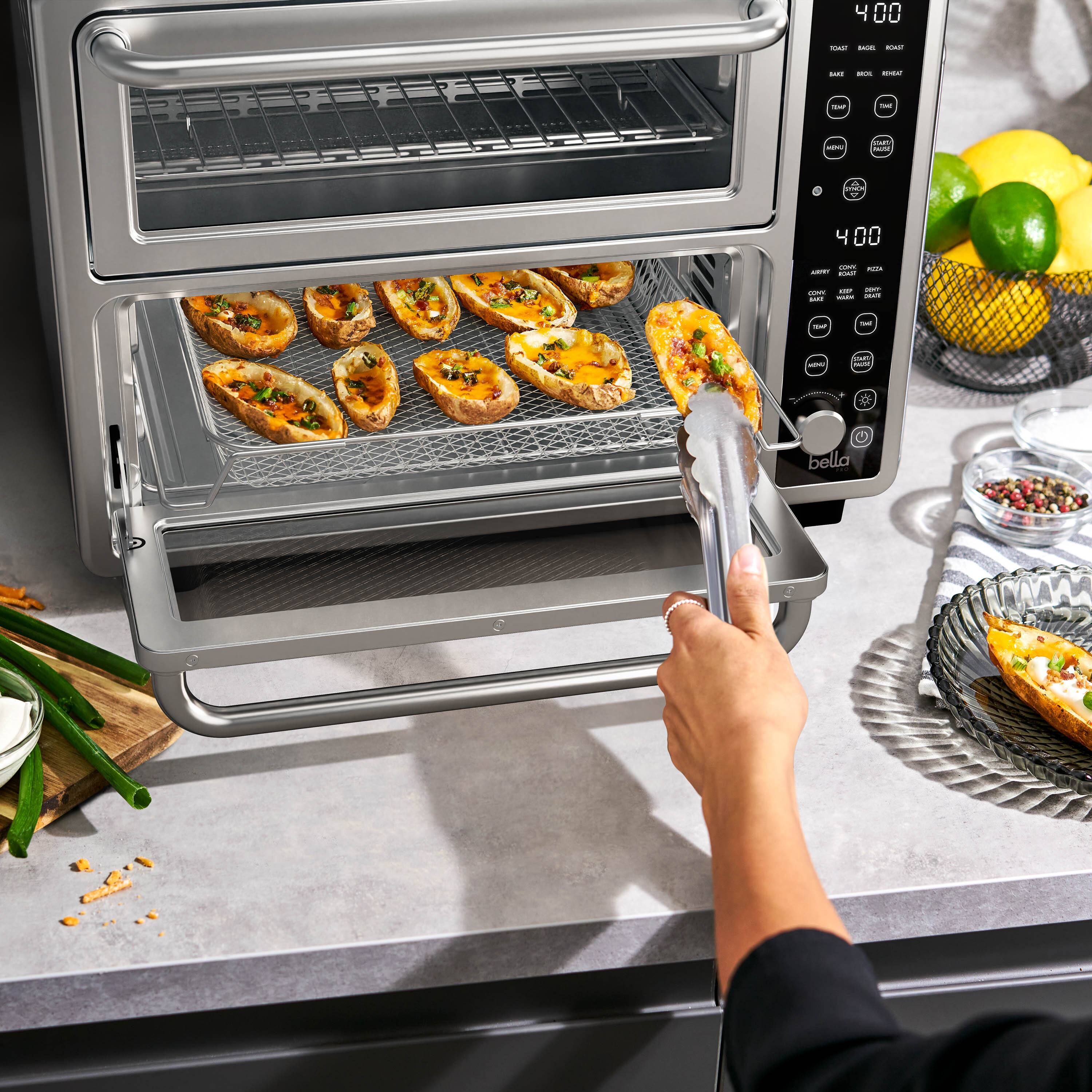 bella PRO - DoubleUp Oven with Probe Thermometer - Stainless Steel - Image 5