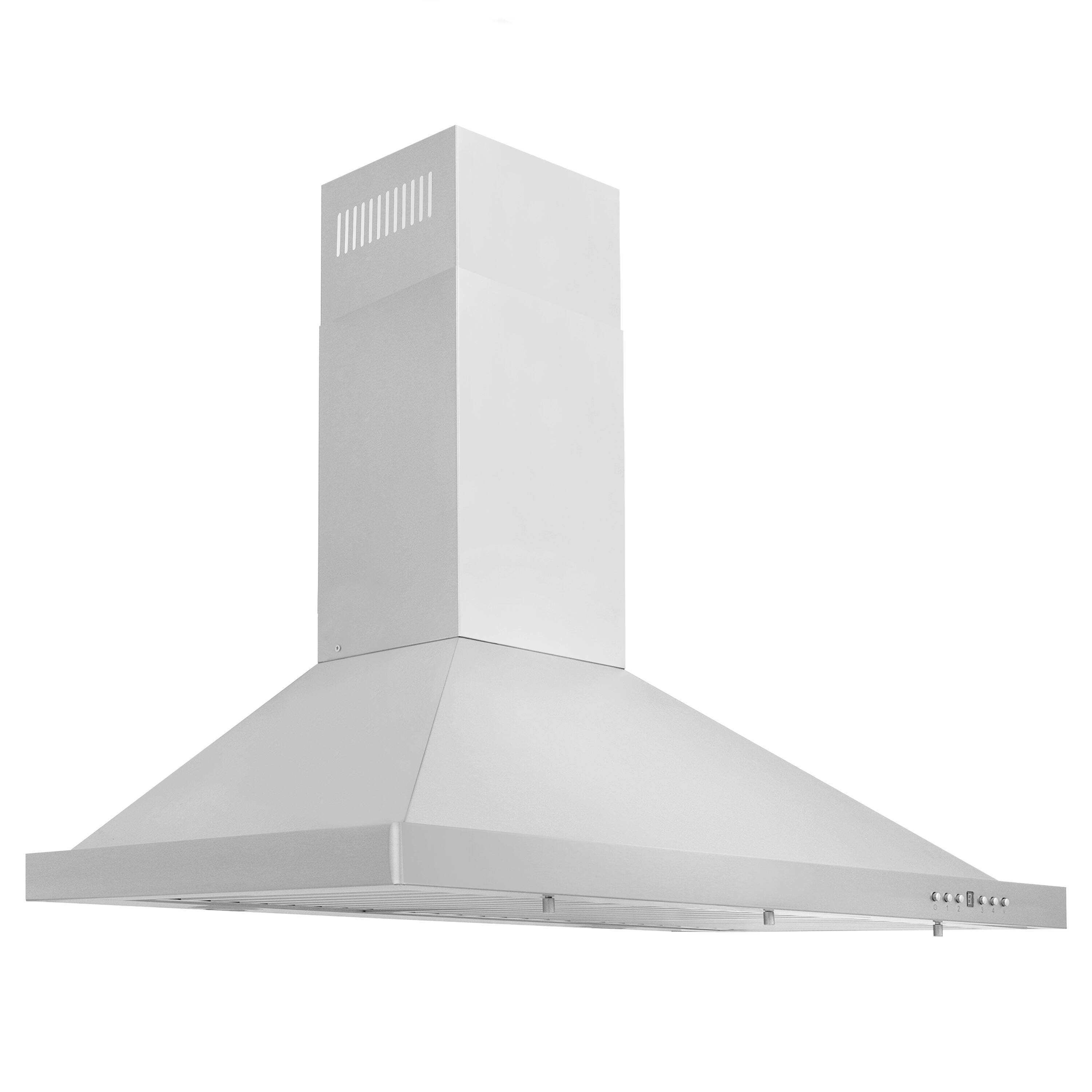 ZLINE - 30 inches - Externally Vented & Convertible - Wall Range Hood - Silver - Image 3