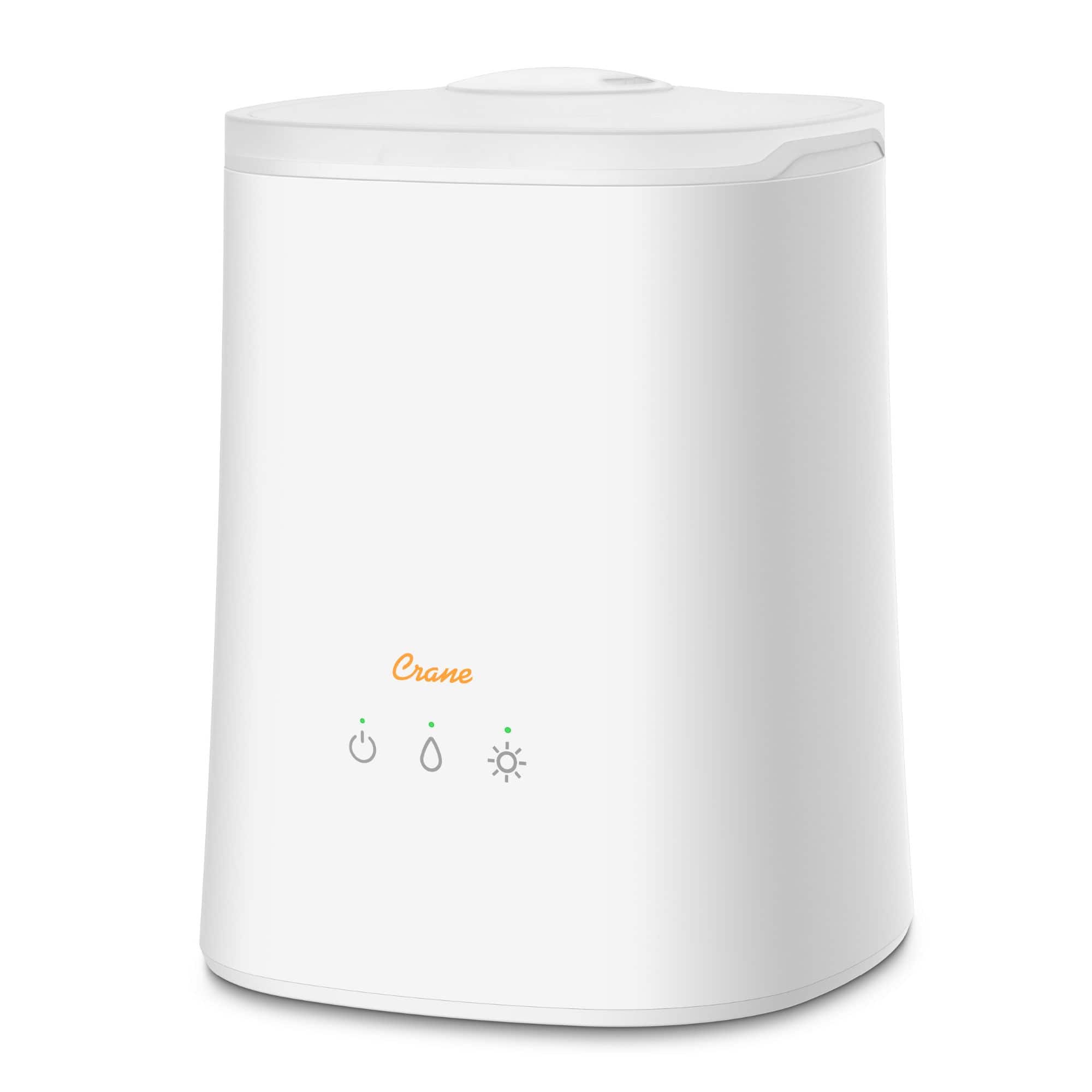 CRANE - 1.2 Gal. Cool Mist Humidifier & Aroma Diffuser - White