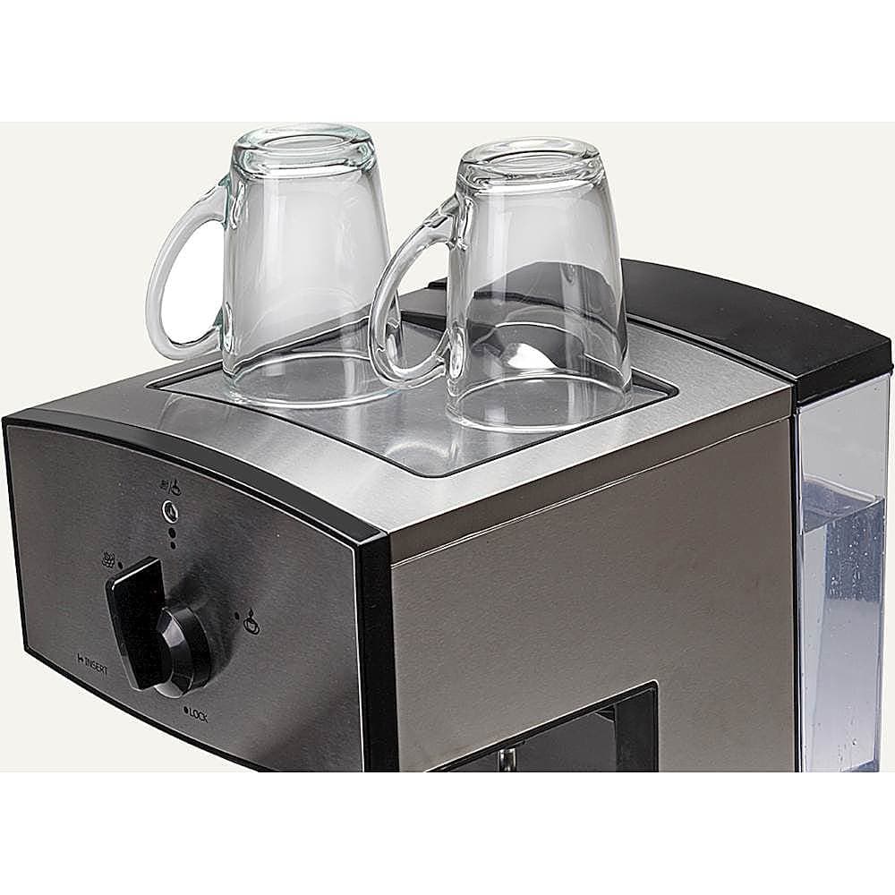 Capresso - EC50 Espresso Machine with 15 bars of pressure and Milk Frother - Stainless Steel - Image 4