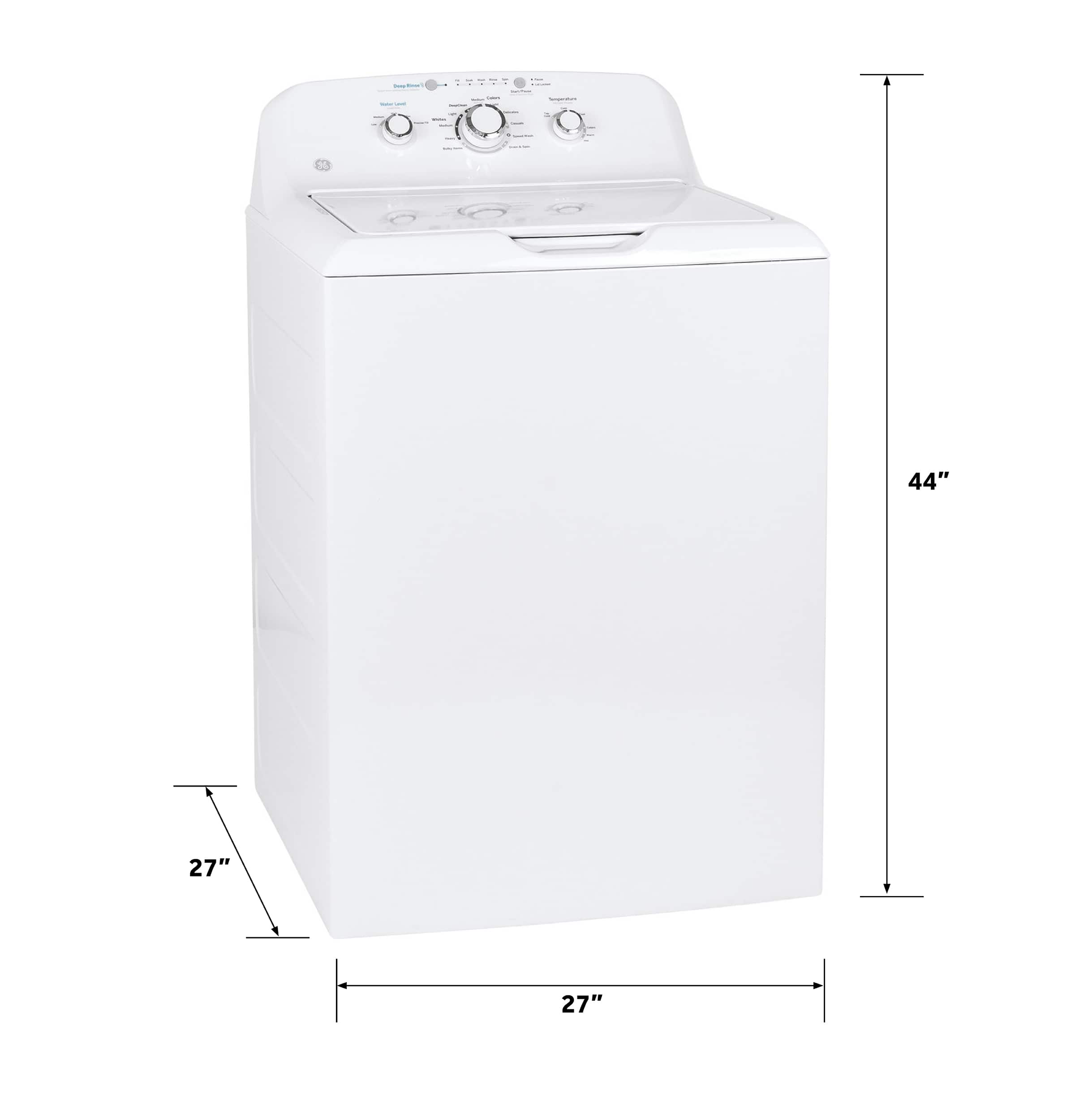 GE - 4.0 Cu. Ft. High-Efficiency Top Load Washer with Water Level Control - White - Image 3