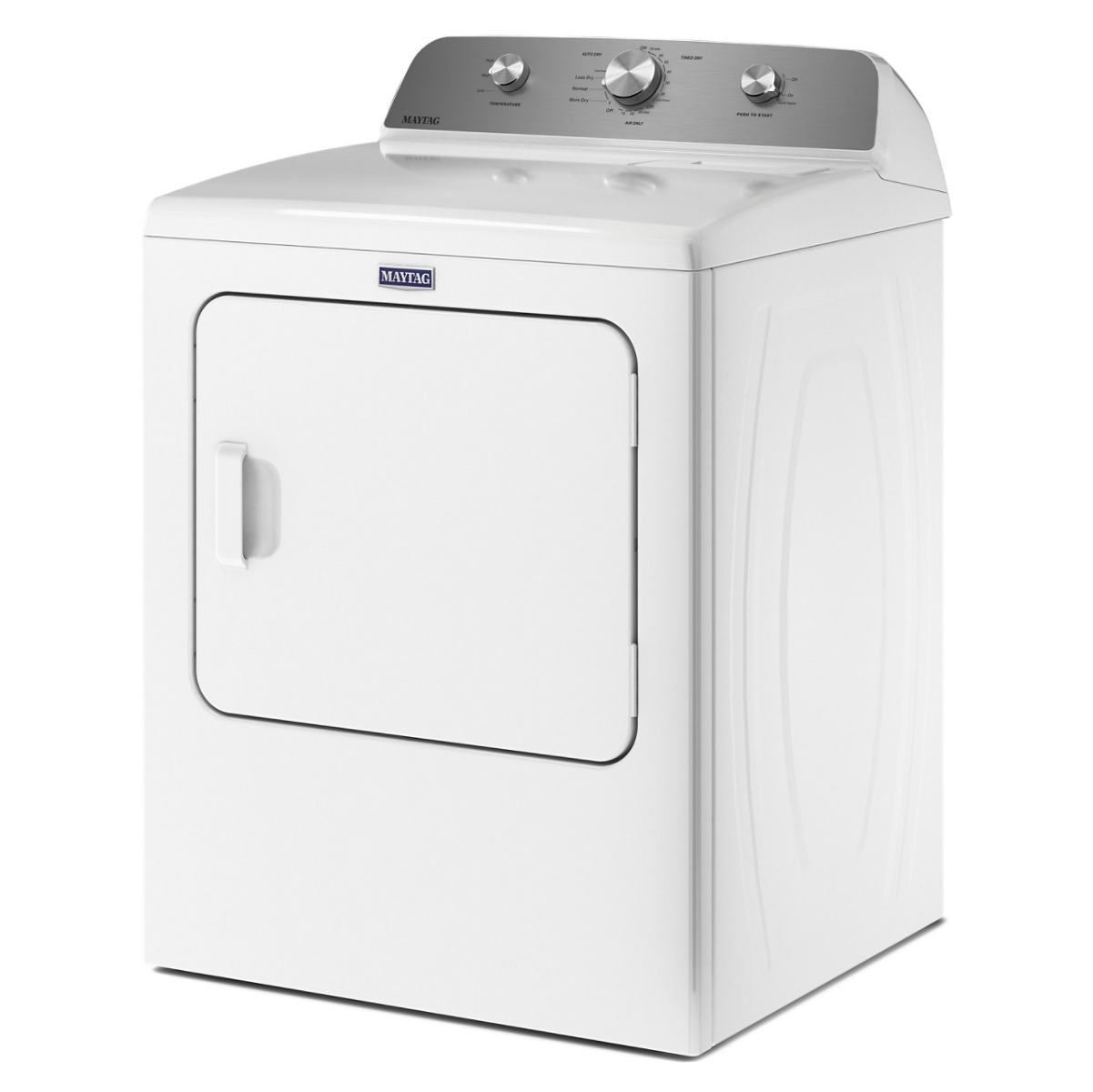Maytag - 7.0 Cu. Ft. Electric Dryer with Wrinkle Prevent - White - Image 2