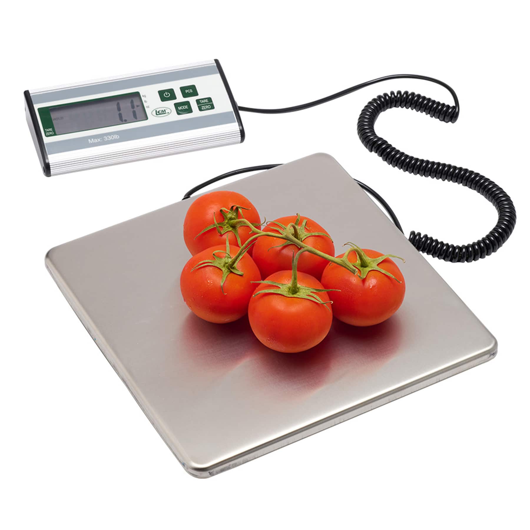 LEM Product - 330 LB. Digital Scale - Stainless Steel