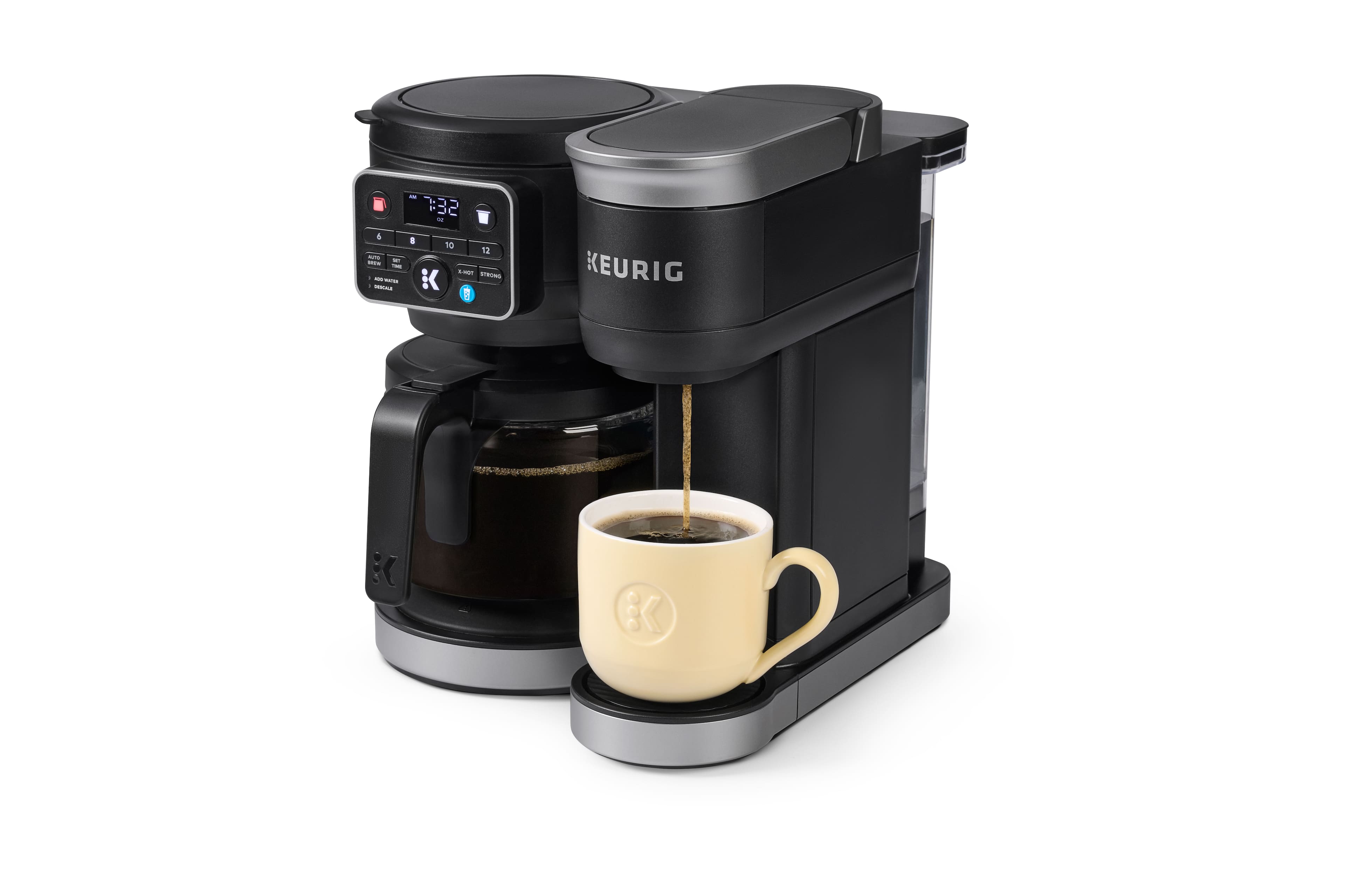 Keurig - K-Duo Single Serve & Carafe Coffee Maker - Black - Image 4