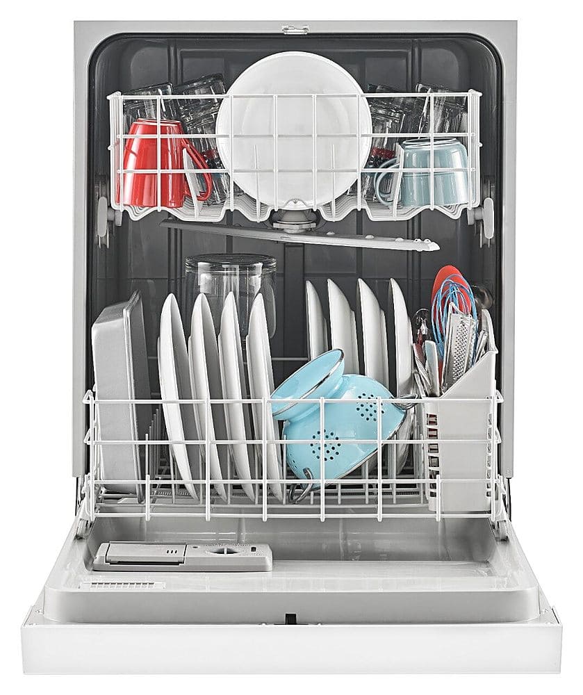 Amana - 24" Front Control Built-In Dishwasher with Triple Filter Wash and 59 dBA - White - Image 3