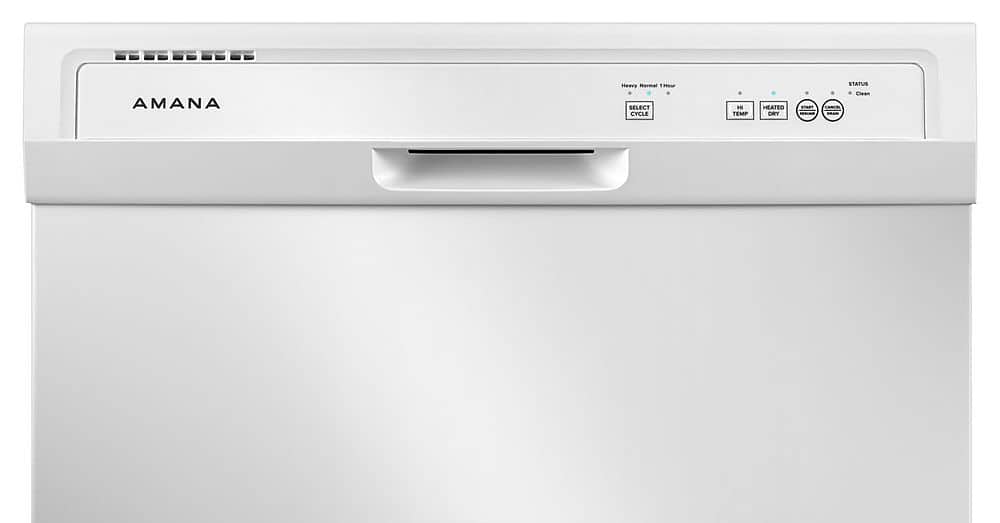 Amana - 24" Front Control Built-In Dishwasher with Triple Filter Wash and 59 dBA - White - Image 4