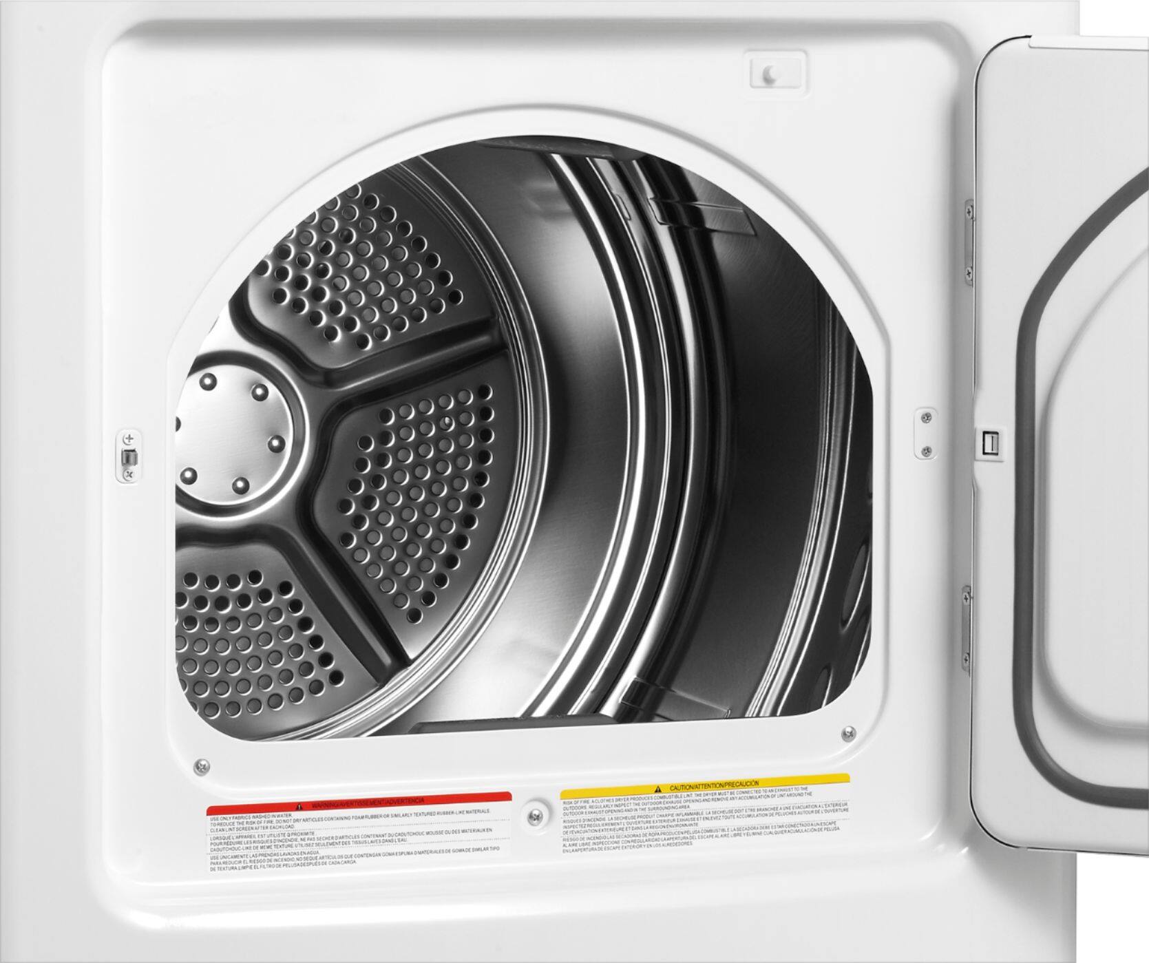 Insignia™ - 6.7 Cu. Ft. Gas Dryer with Sensor Dry and My Cycle Memory - White - Image 8