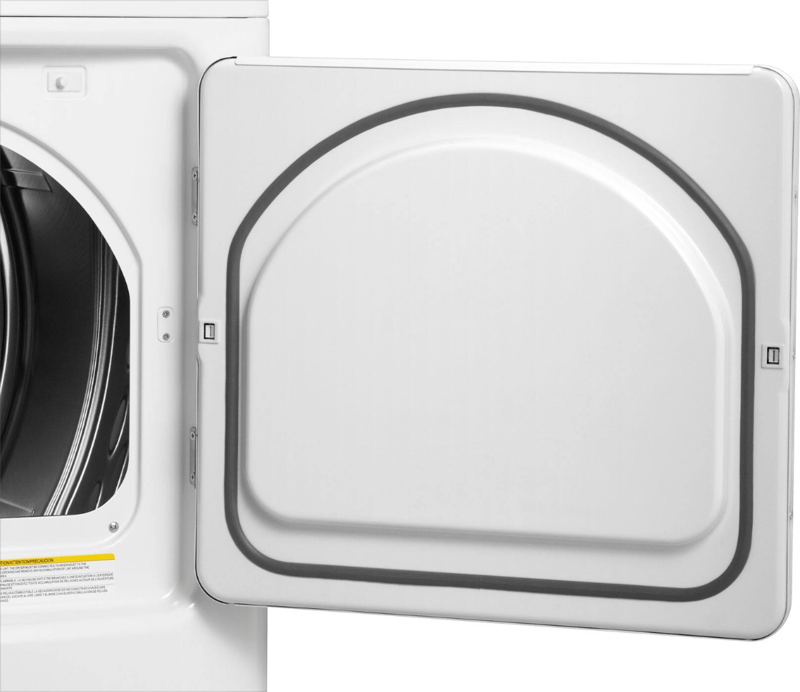Insignia™ - 6.7 Cu. Ft. Gas Dryer with Sensor Dry and My Cycle Memory - White - Image 9