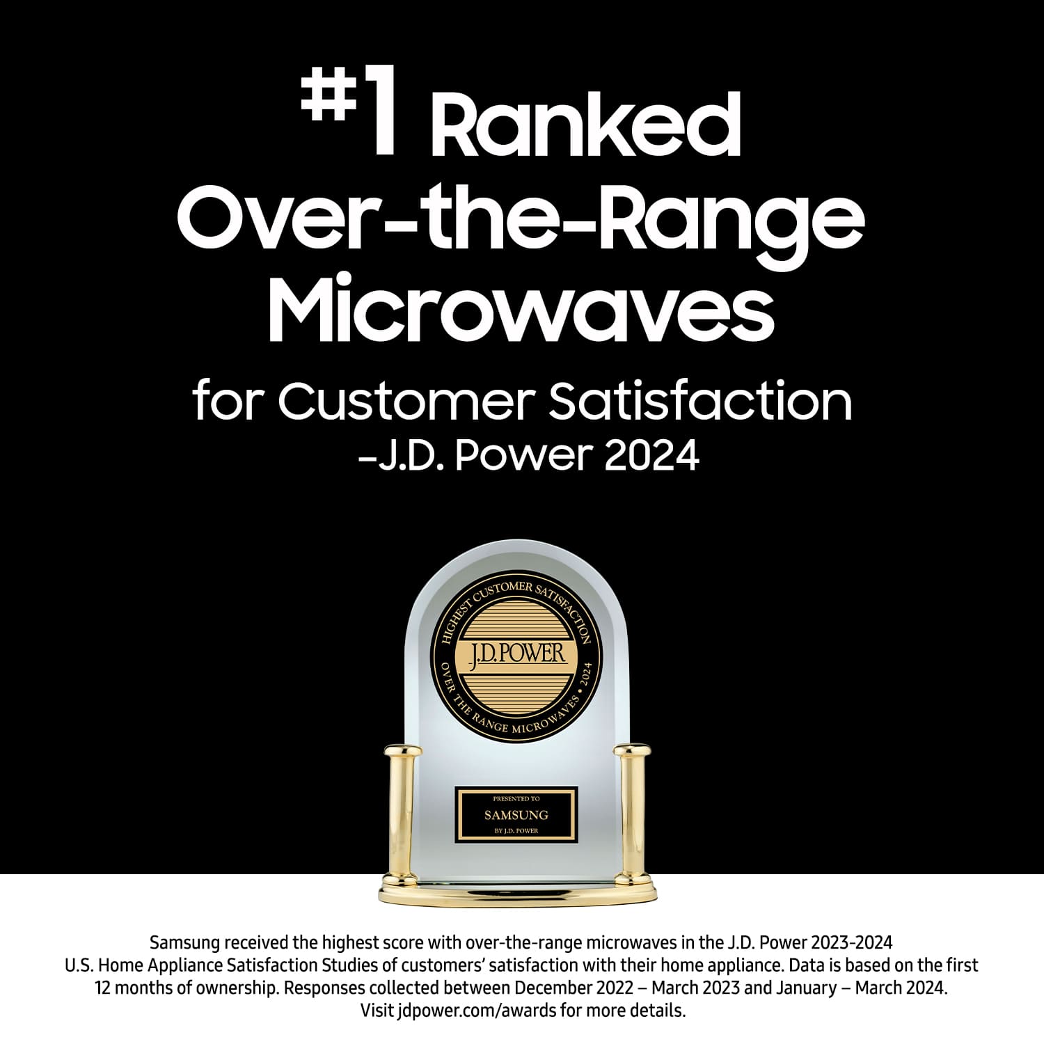 Samsung - Bespoke 2.1 Cu. Ft. Over-the-Range Microwave with Sensor Cooking and Auto Dimming Glass Touch Controls - White Glass - Image 3