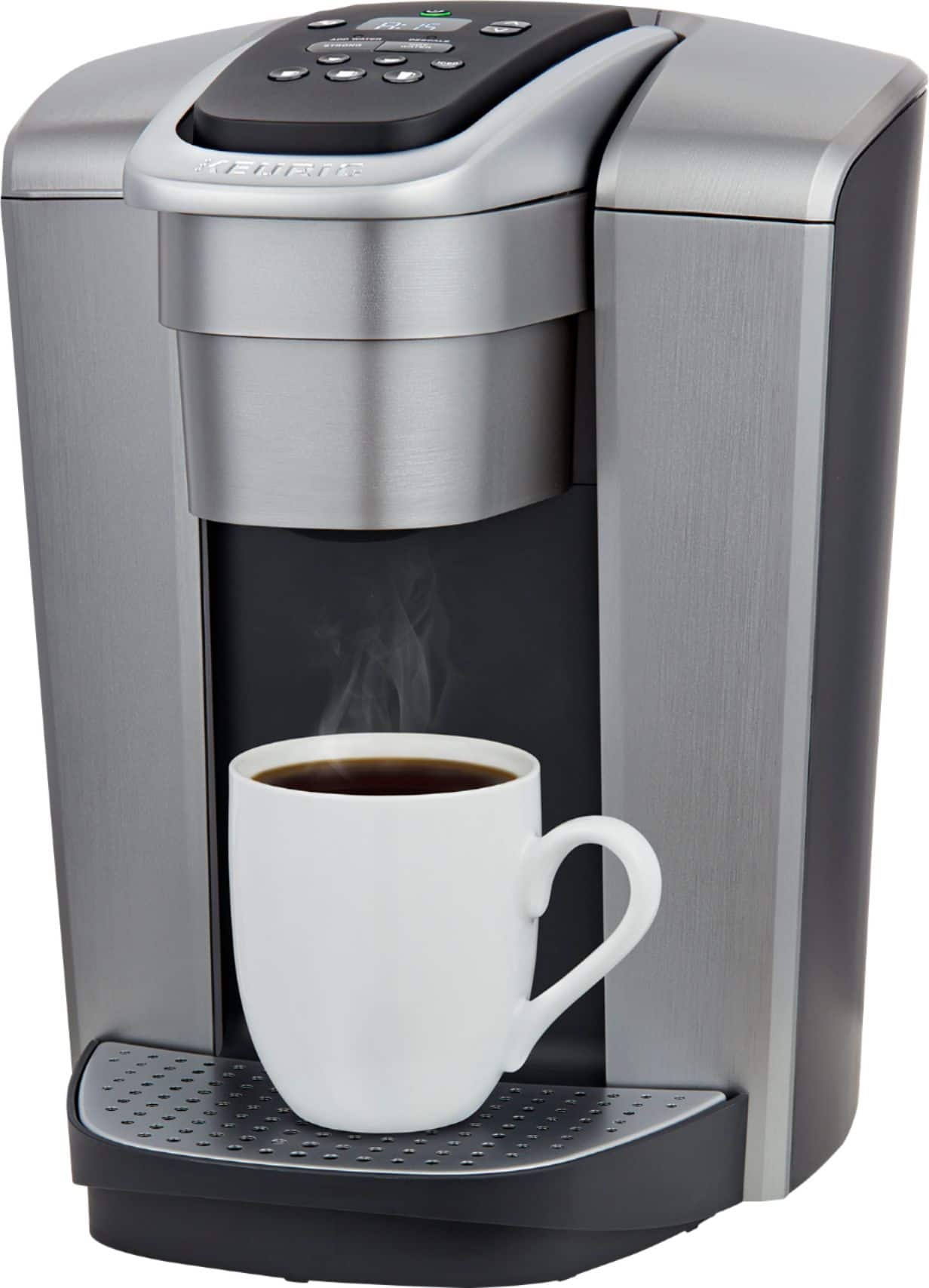 Keurig - K-Elite Single Serve K-Cup Pod Coffee Maker - Brushed Silver - Image 2