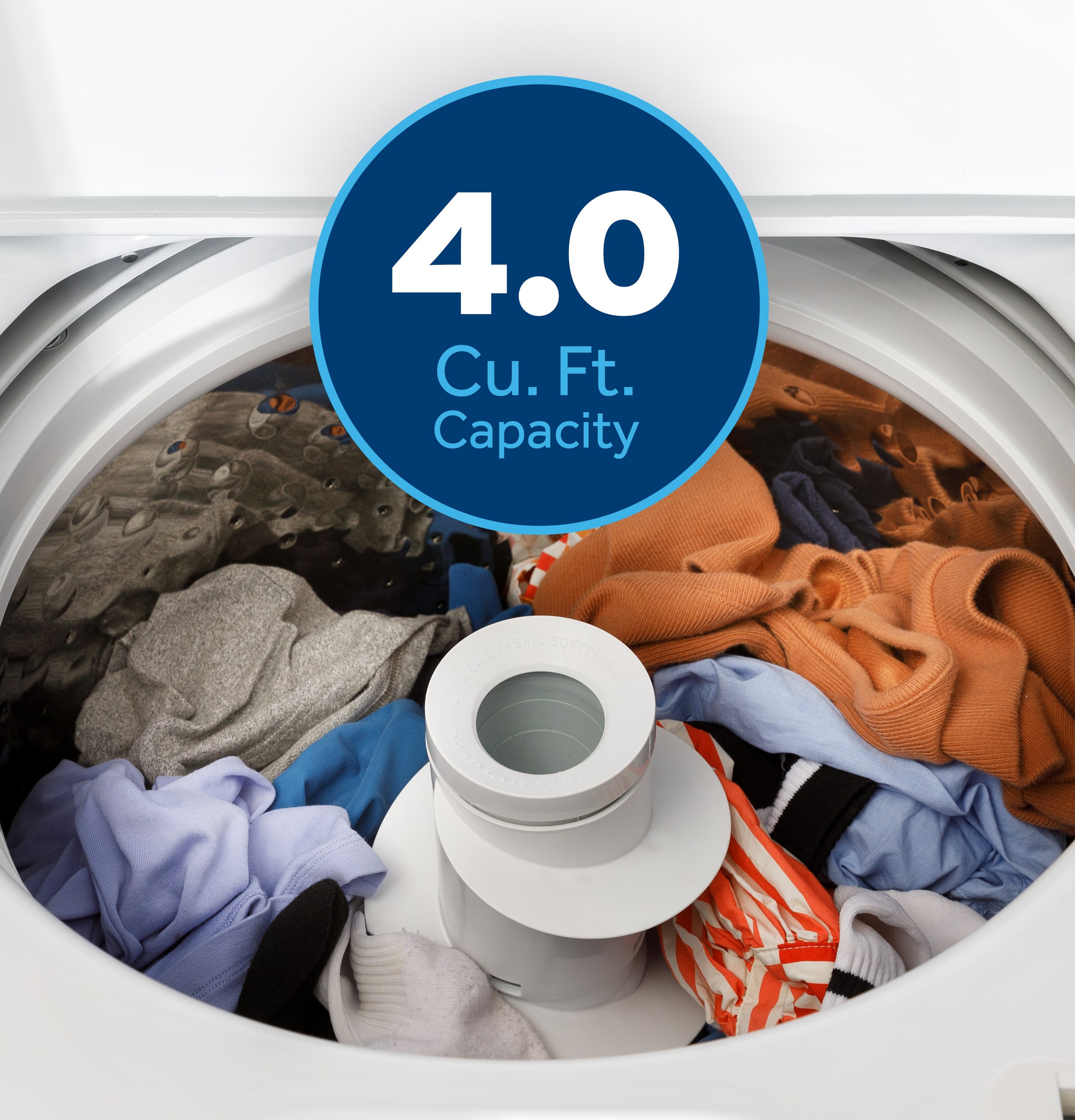 GE - 4.0 Cu. Ft. High-Efficiency Top Load Washer with Water Level Control - White - Image 9