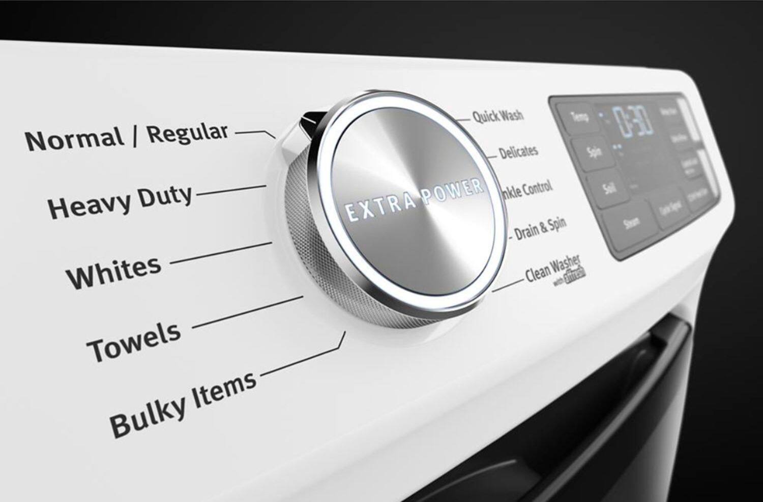 Maytag - 4.5 Cu. Ft. High-Efficiency Stackable Front Load Washer with Steam and Fresh Spin - White - Image 8