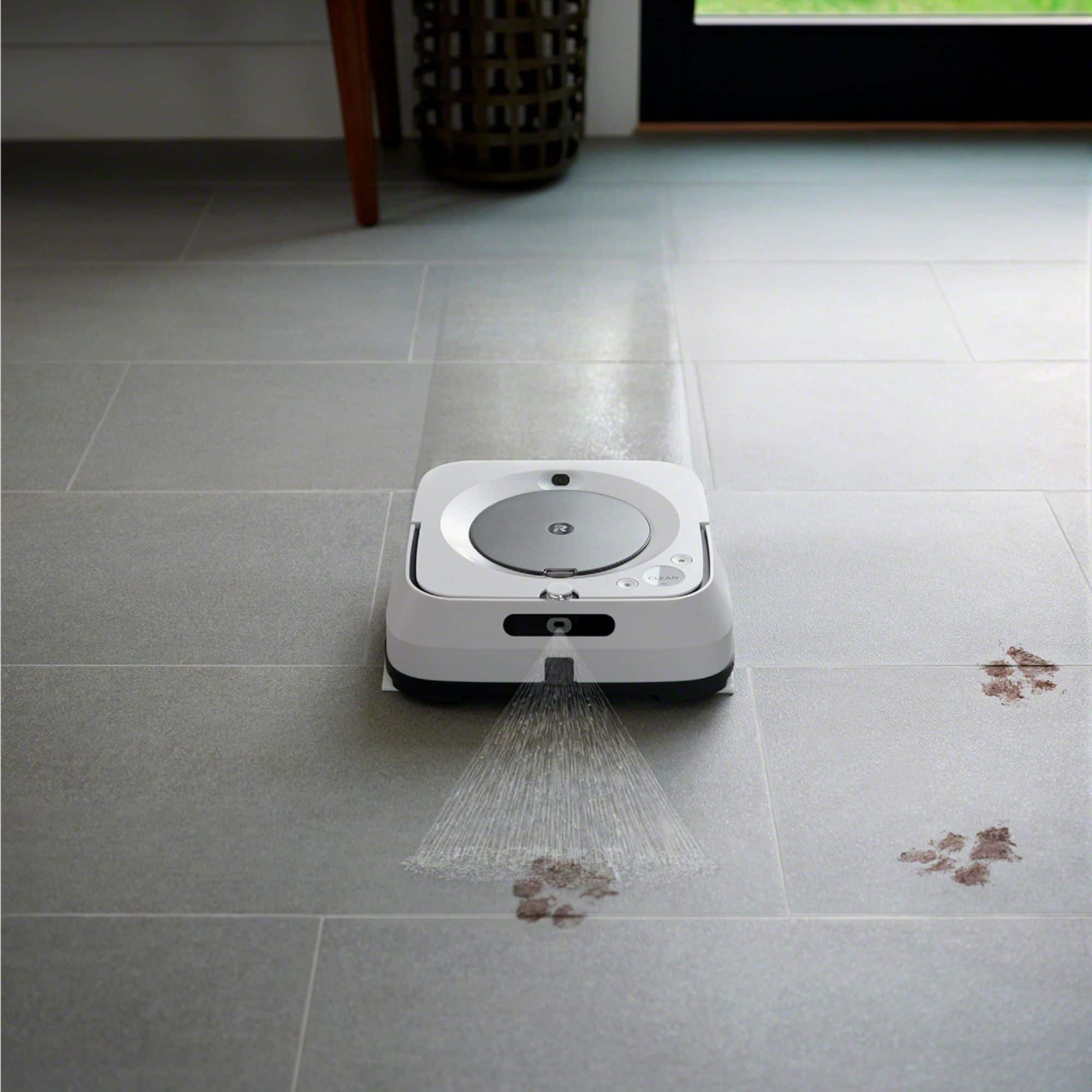 iRobot - Braava jet m6 Wi-Fi Connected Robot Mop - White - Image 5