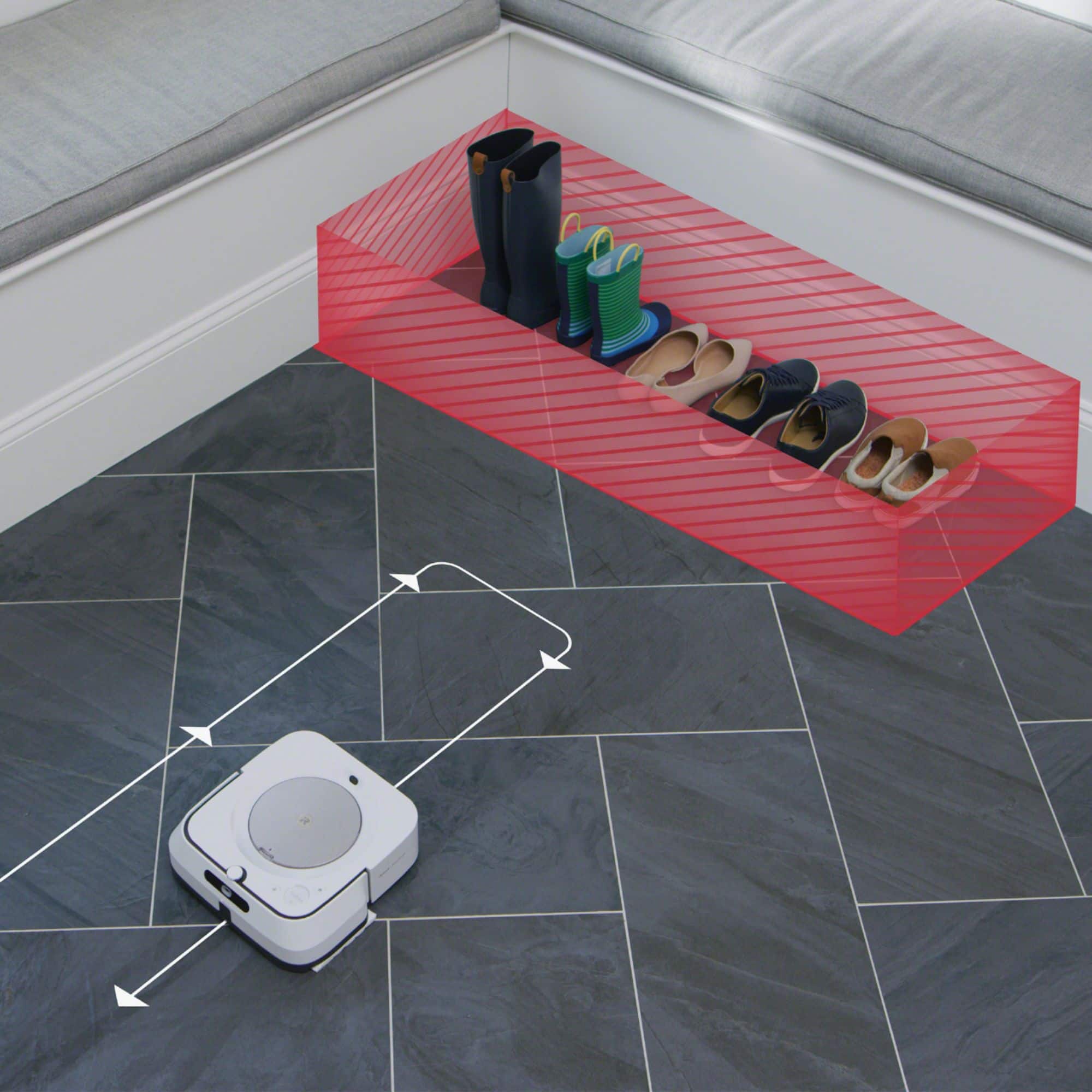iRobot - Braava jet m6 Wi-Fi Connected Robot Mop - White - Image 16