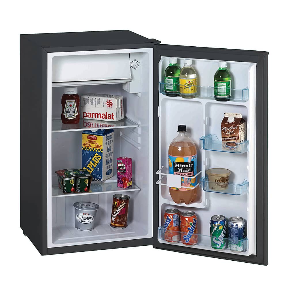 Avanti - 3.3 cu. ft. Compact Refrigerator, Mini-Fridge - Black - Image 2