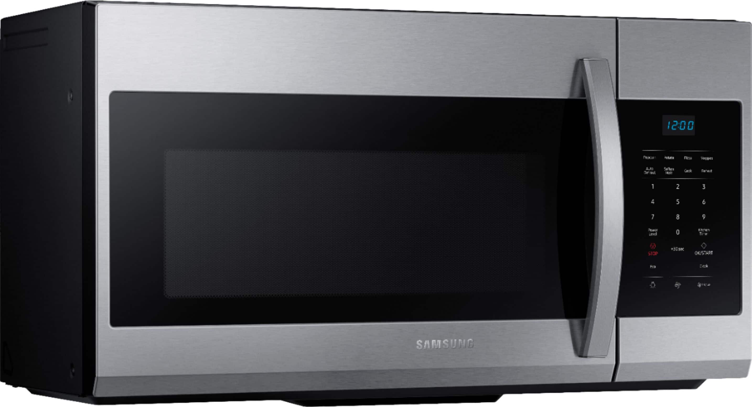 Samsung - 1.7 Cu. Ft. Over-the-Range Microwave - Stainless Steel - Image 2