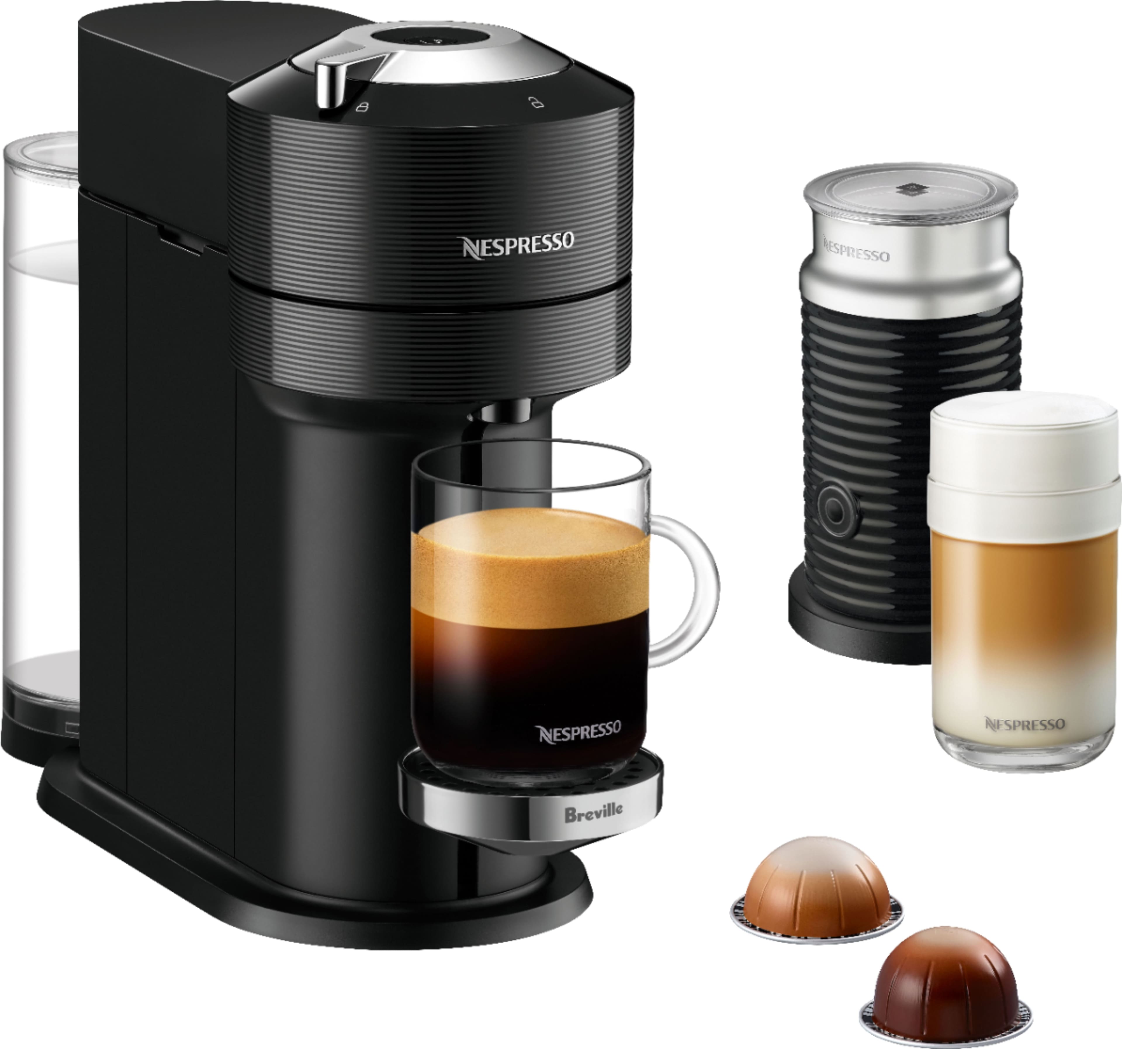 Nespresso - Vertuo Next Premium by Breville with Aeroccino3 - Classic Black - Image 6