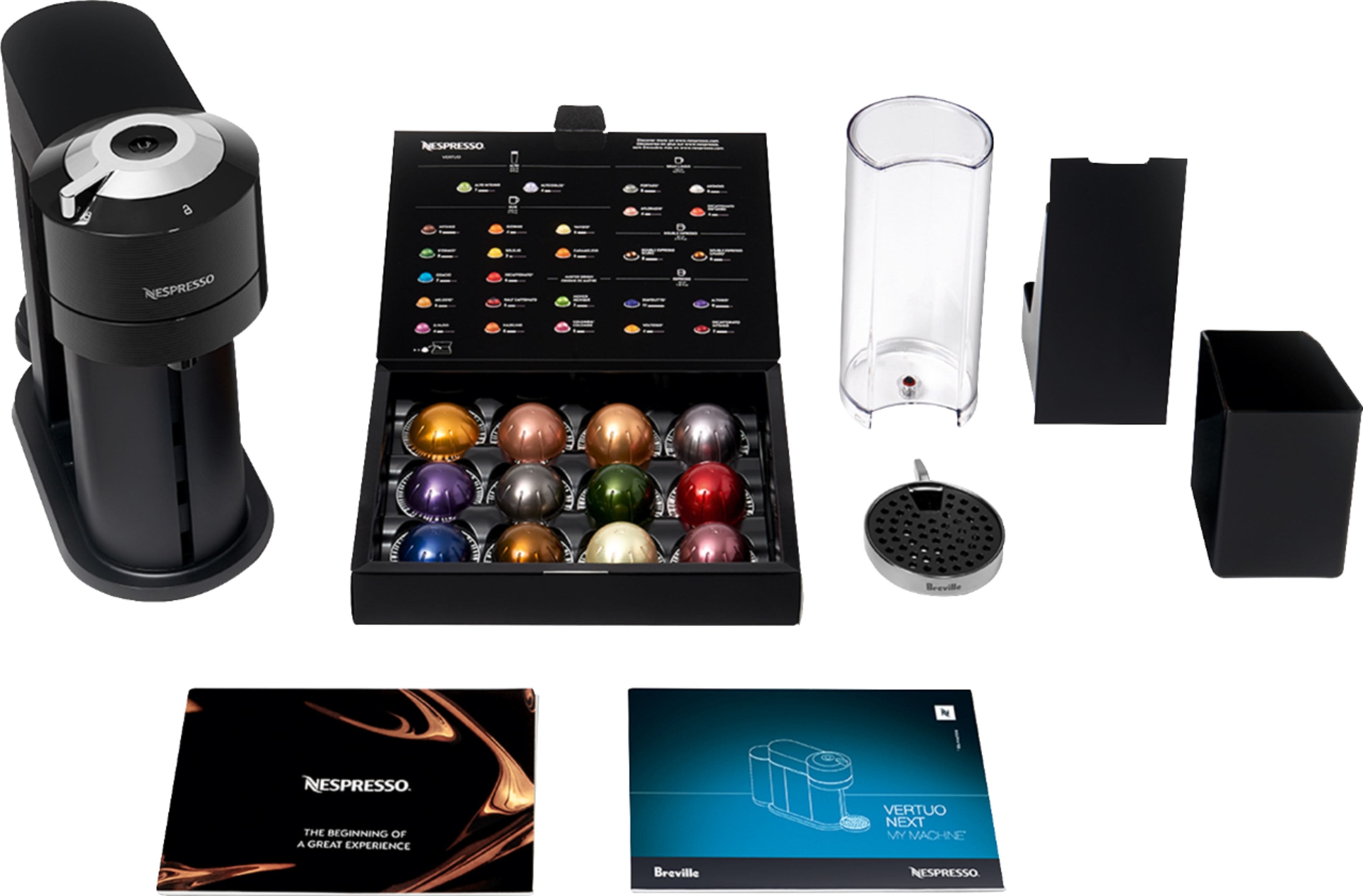 Nespresso - Vertuo Next Premium by Breville with Aeroccino3 - Classic Black - Image 8