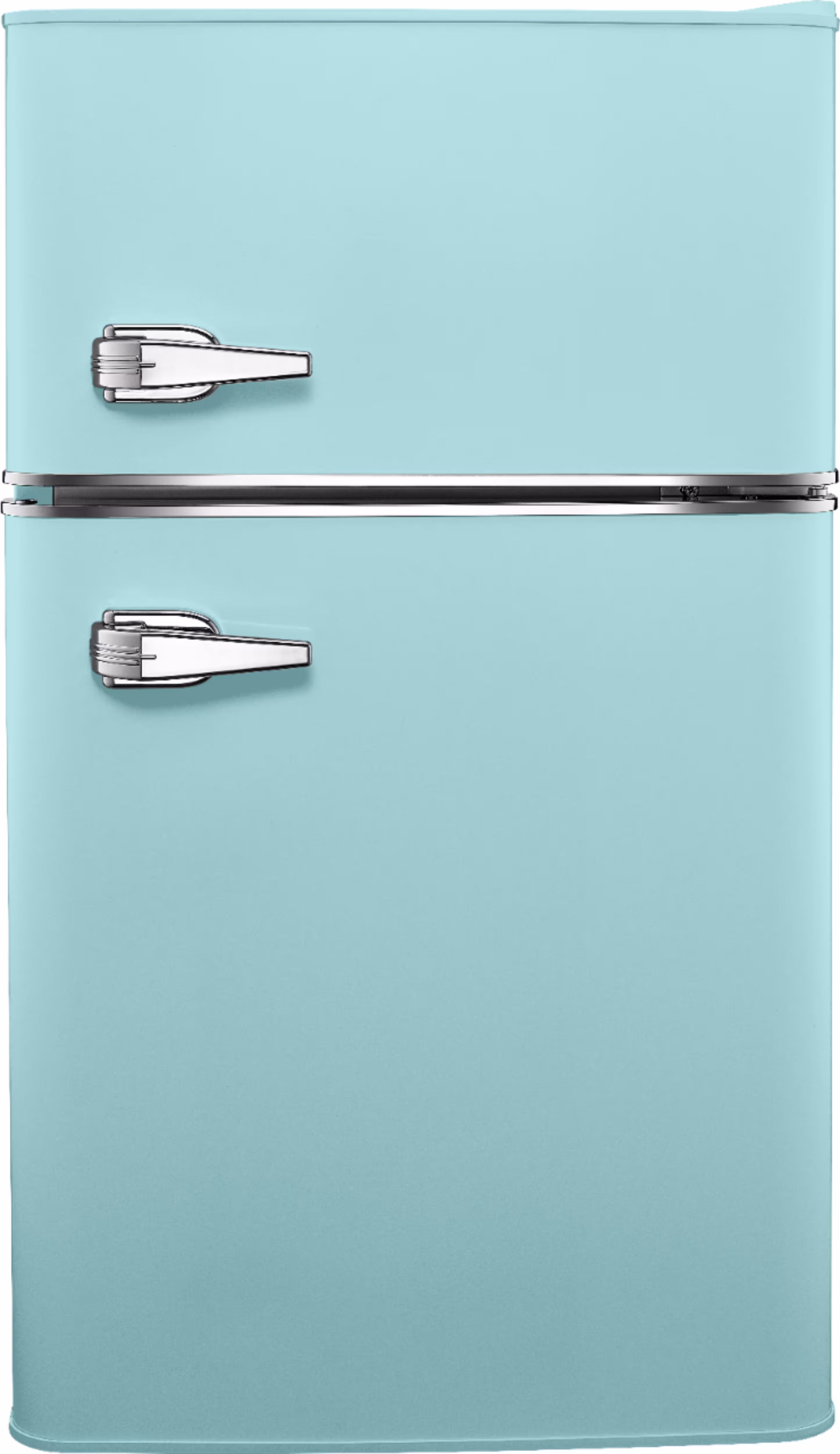 Insignia™ - 3.1 Cu. Ft. Retro Mini Fridge with Top Freezer and ENERGY STAR Certification - Mint