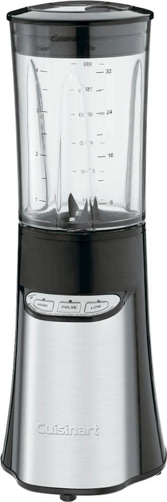 Cuisinart - SmartPower 32-Oz. Single Serve Blender/Chopper - Aluminum