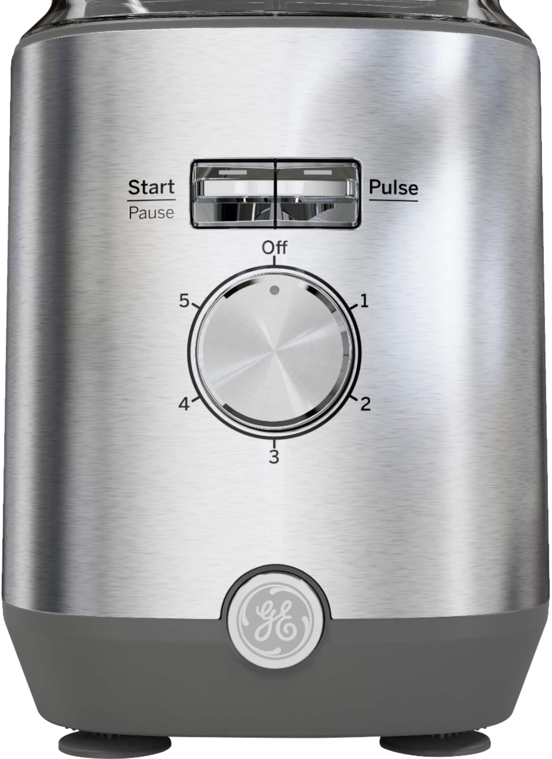 GE - 5-Speed 64-Oz. Blender with Blender Cups - Stainless Steel - Image 6