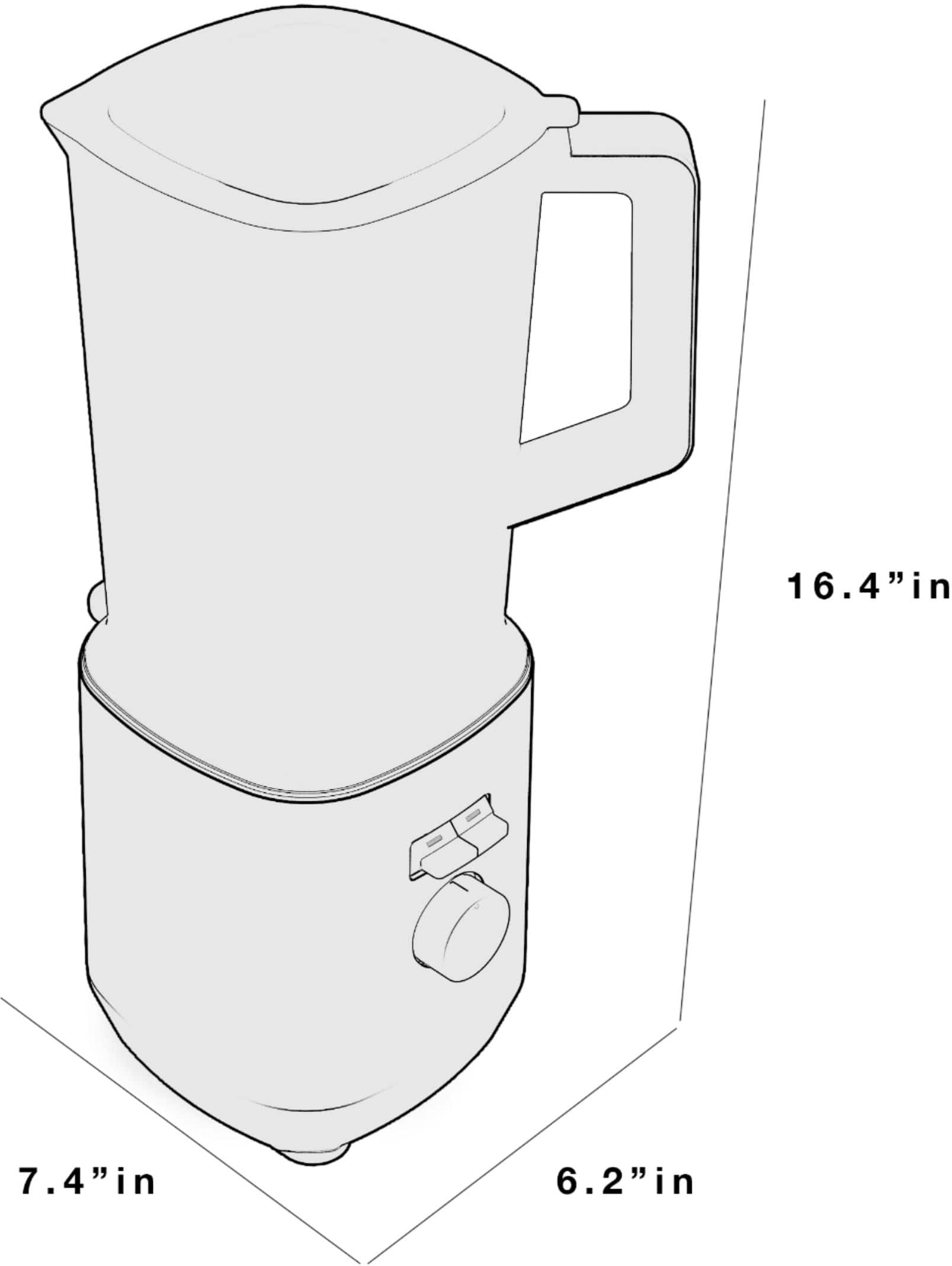 GE - 5-Speed 64-Oz. Blender with Blender Cups - Stainless Steel - Image 11