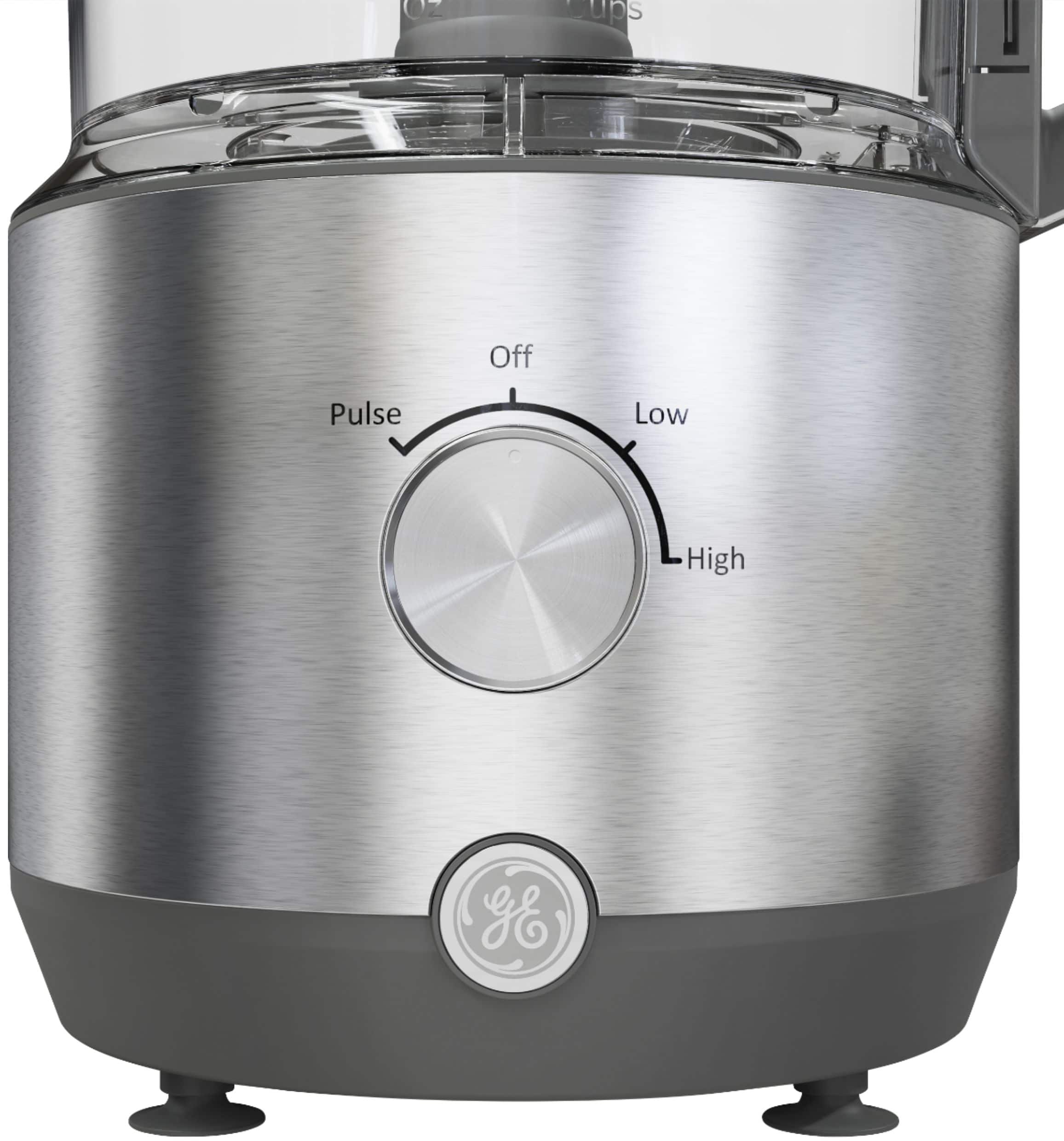 GE - 12-Cup Food Processor with Accessories - Stainless Steel - Image 14