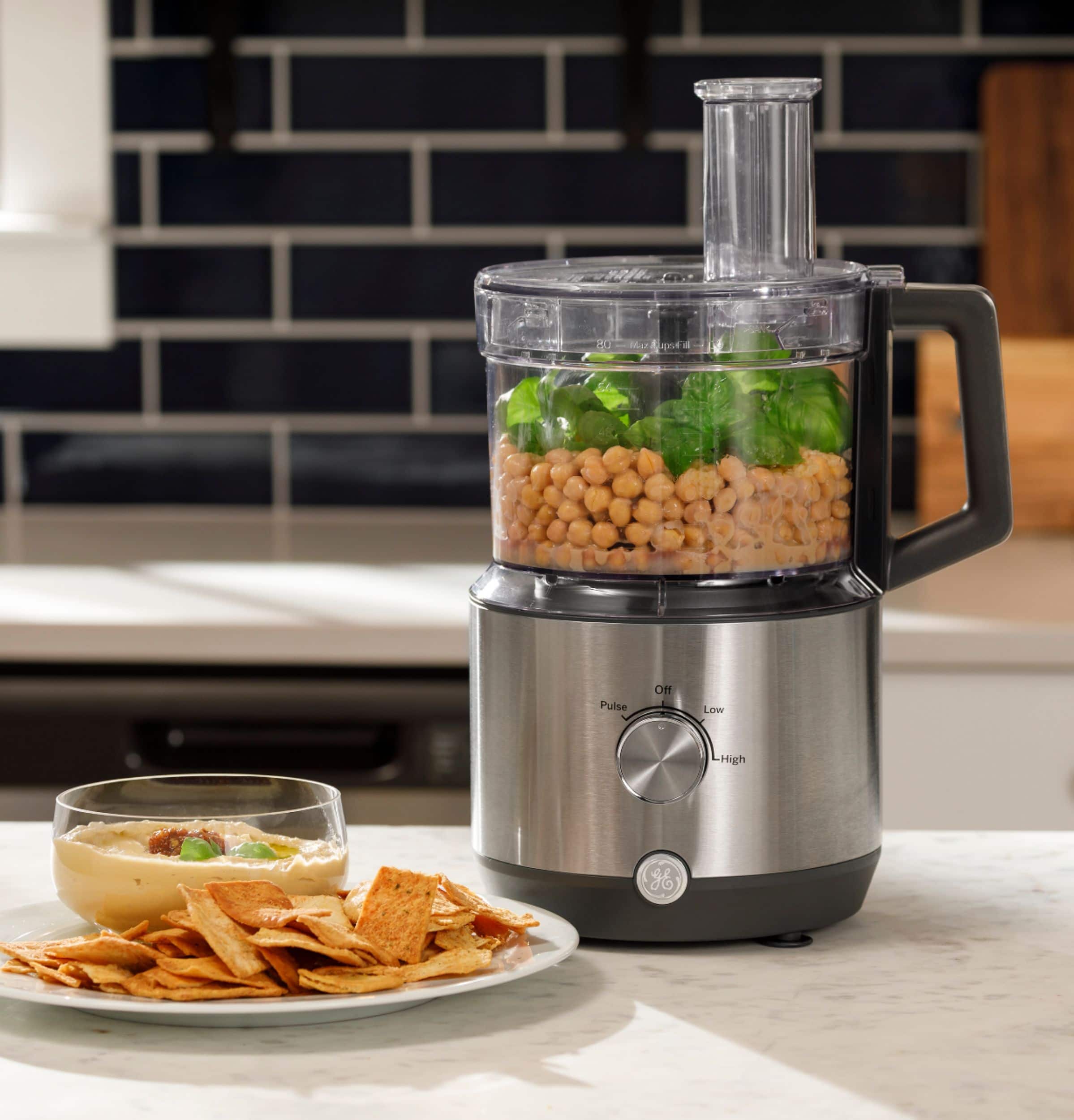 GE - 12-Cup Food Processor with Accessories - Stainless Steel - Image 30