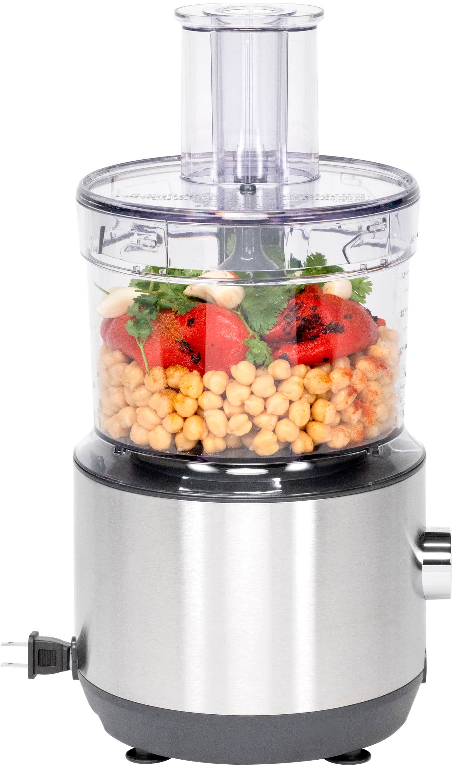 GE - 12-Cup Food Processor with Accessories - Stainless Steel - Image 8