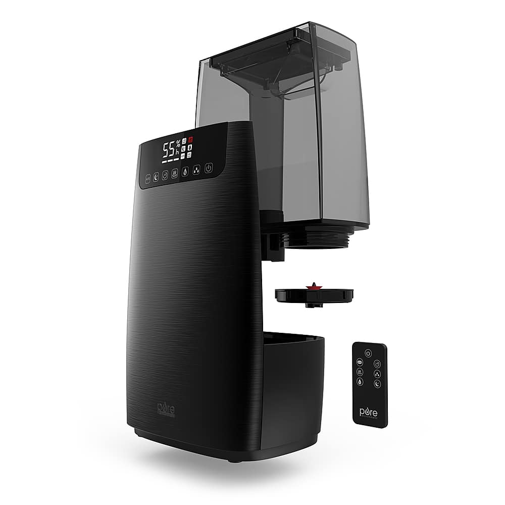 Pure Enrichment - HumeXL Pro 1.3 Gal. Warm and Cool Mist Humidifier - Black - Image 4