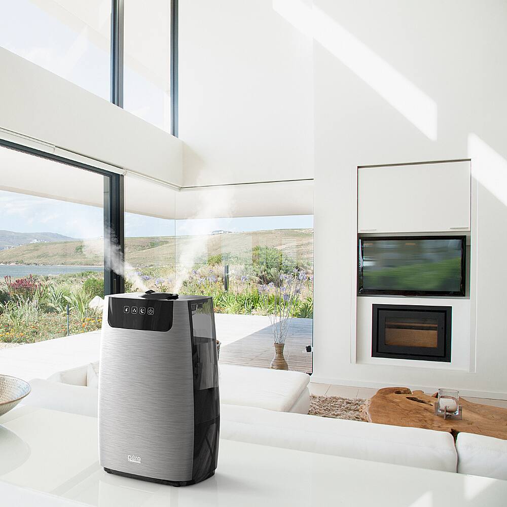 Pure Enrichment - HumeXL Ultrasonic 1.3 Gal. Cool Mist Humidifier - White - Image 2