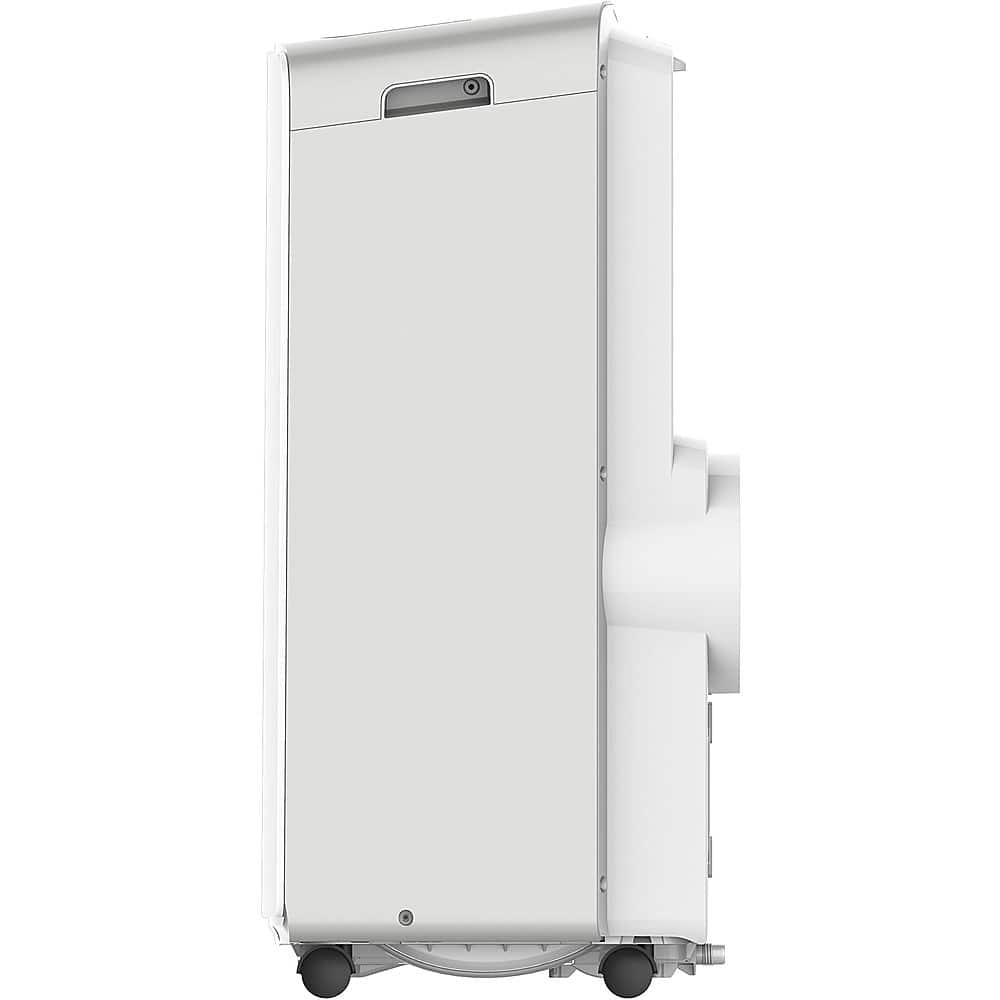 Keystone - 115V Portable Air Conditioner with Follow Me Remote Control for a Room up to 350 Sq. Ft - White